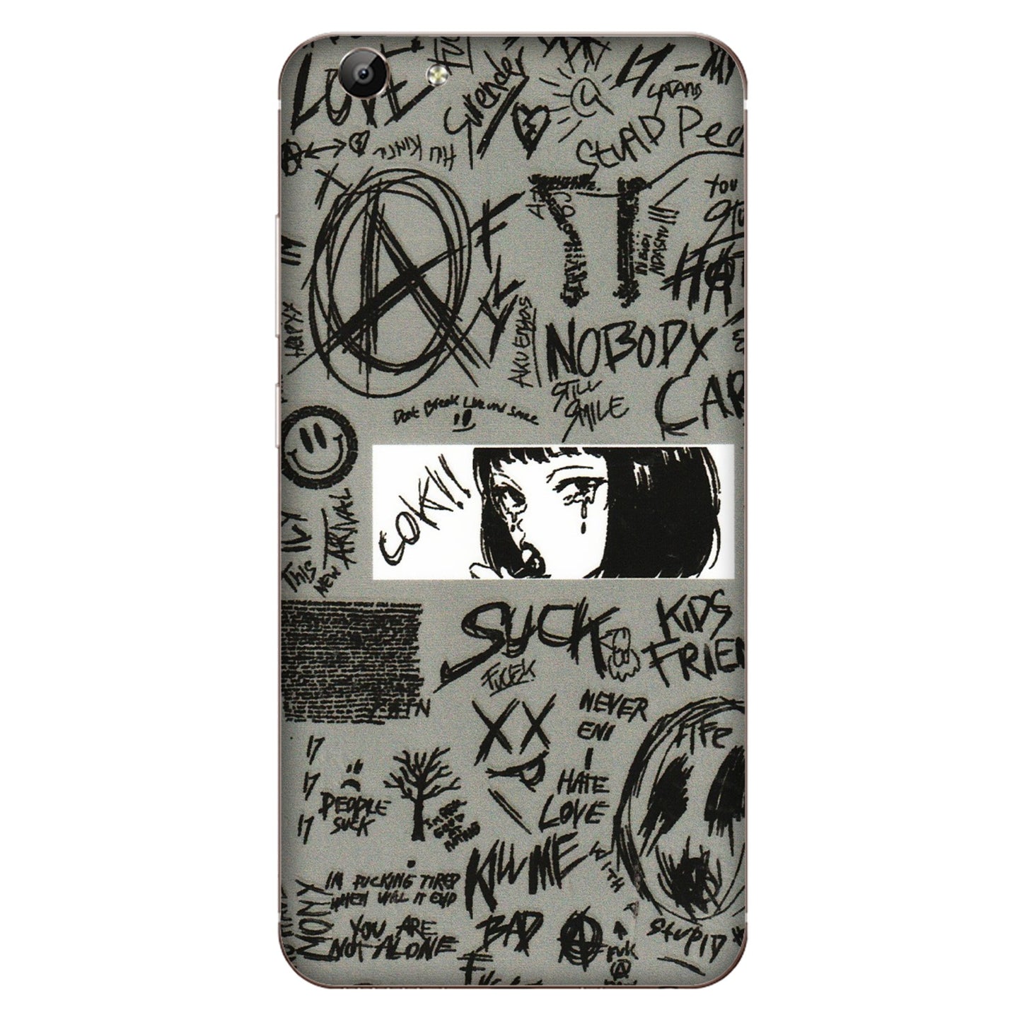 VIVO Y Series Phone Skins (All Models) - Never Have Love Anime - 3D Embossed Finish (L-260) Vivo Y69