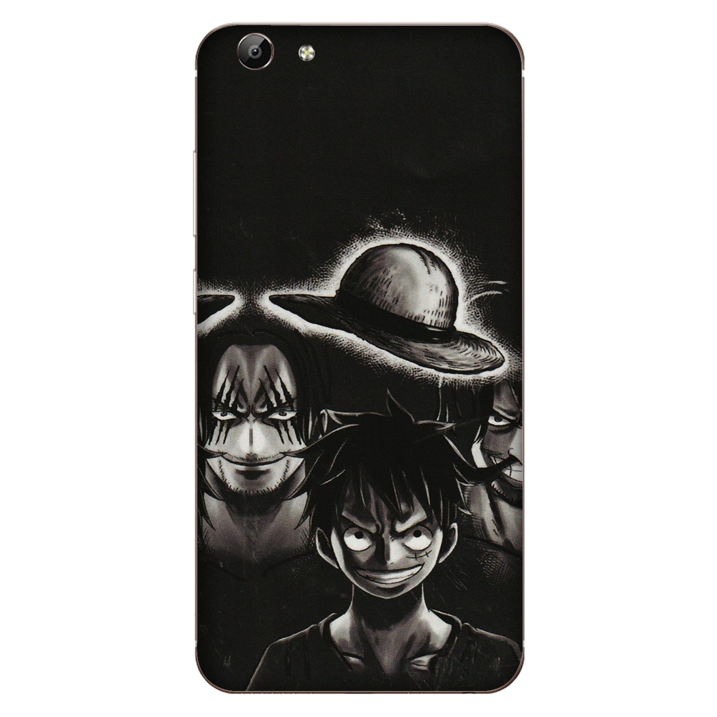 VIVO Y Series Phone Skins (All Models) - Black Luffy Hat - 3D Embossed Finish (L-57) Vivo Y69