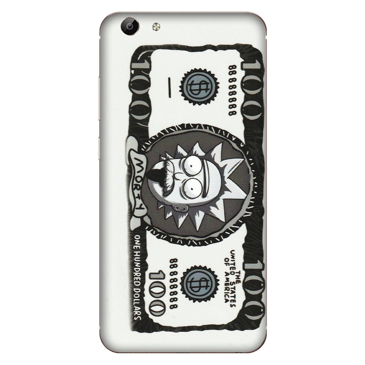 VIVO Y Series Phone Skins (All Models) - Rick And Morty Hundred Dollar Anime - Matte Finish (M-161) Vivo Y69