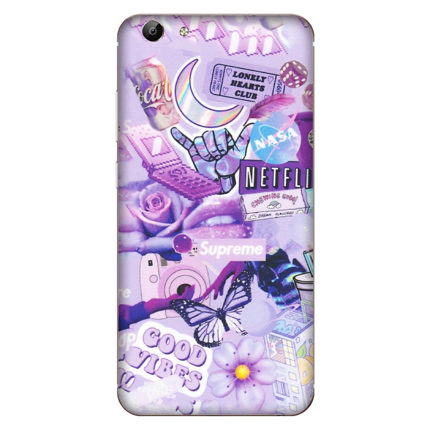 VIVO Y Series Phone Skins (All Models) - Supreme Purple Magic - Matte Finish (M-88) Vivo Y69