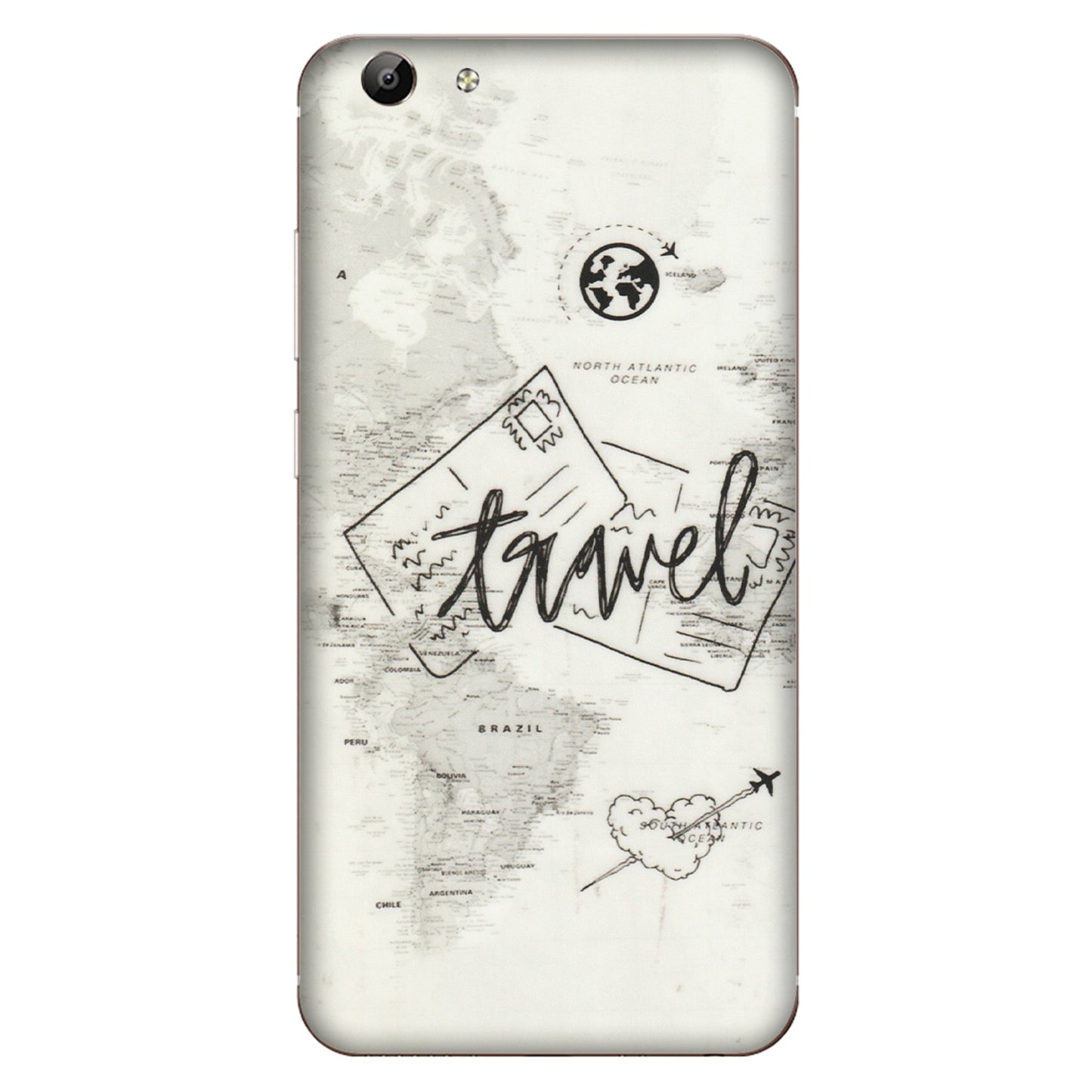 VIVO Y Series Phone Skins (All Models) - Travel Ticket - Transparent Finish (T-06) Vivo Y69
