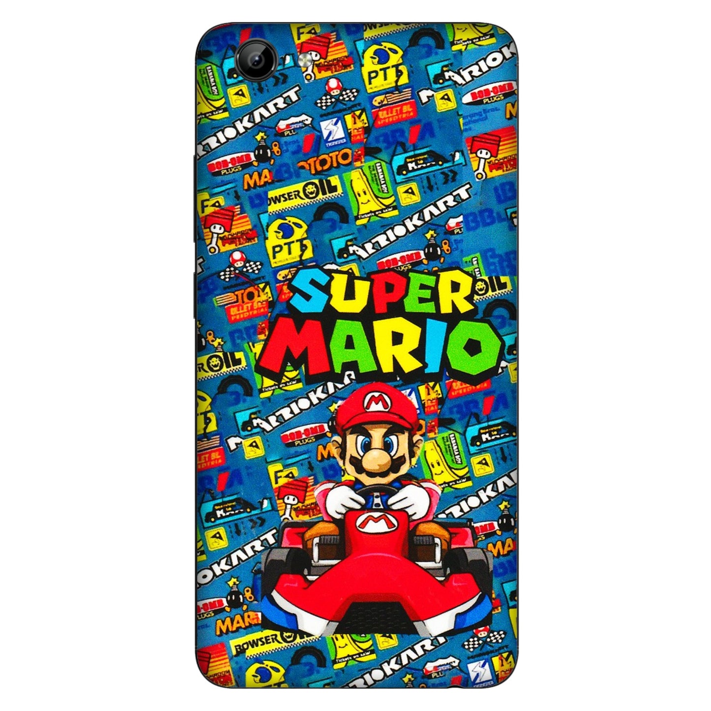 VIVO Y Series Phone Skins (All Models) - Super Mario Kart - 3D Embossed Finish (L-140) Vivo Y71