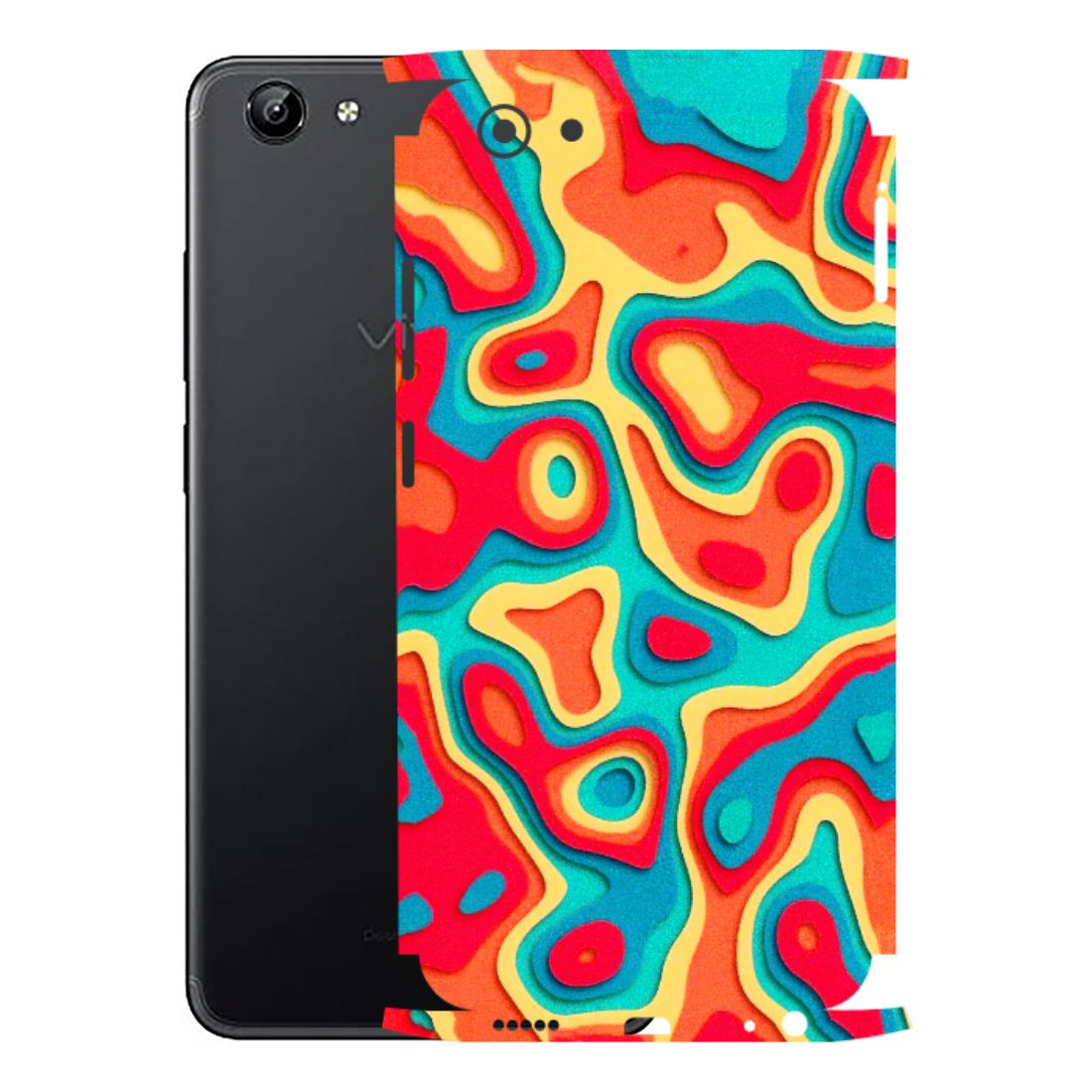 VIVO Y Series Phone Skins (All Models) - Abstract Swirl - 3D Embossed Finish (L-150) Vivo Y71