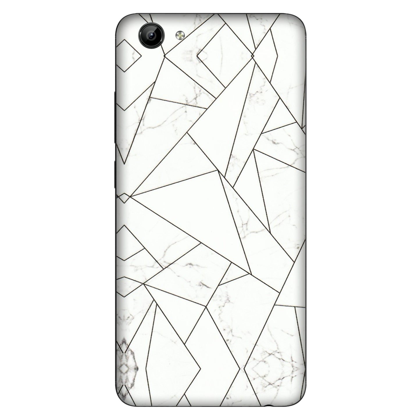 VIVO Y Series Phone Skins (All Models) - Luxury White Marble Effect - 3D Embossed Finish (L-168) Vivo Y71
