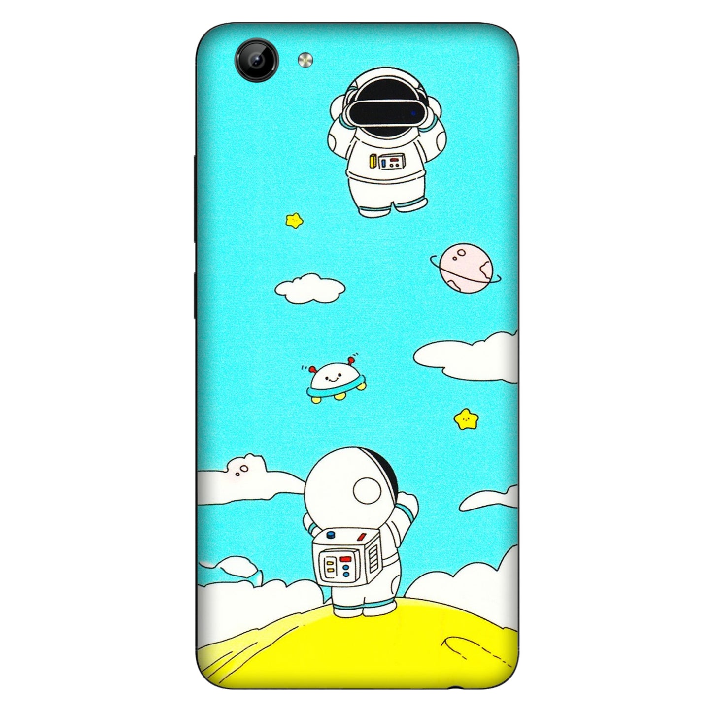 VIVO Y Series Phone Skins (All Models) - Blue Skies Astro Float - 3D Embossed Finish (L-230) Vivo Y71