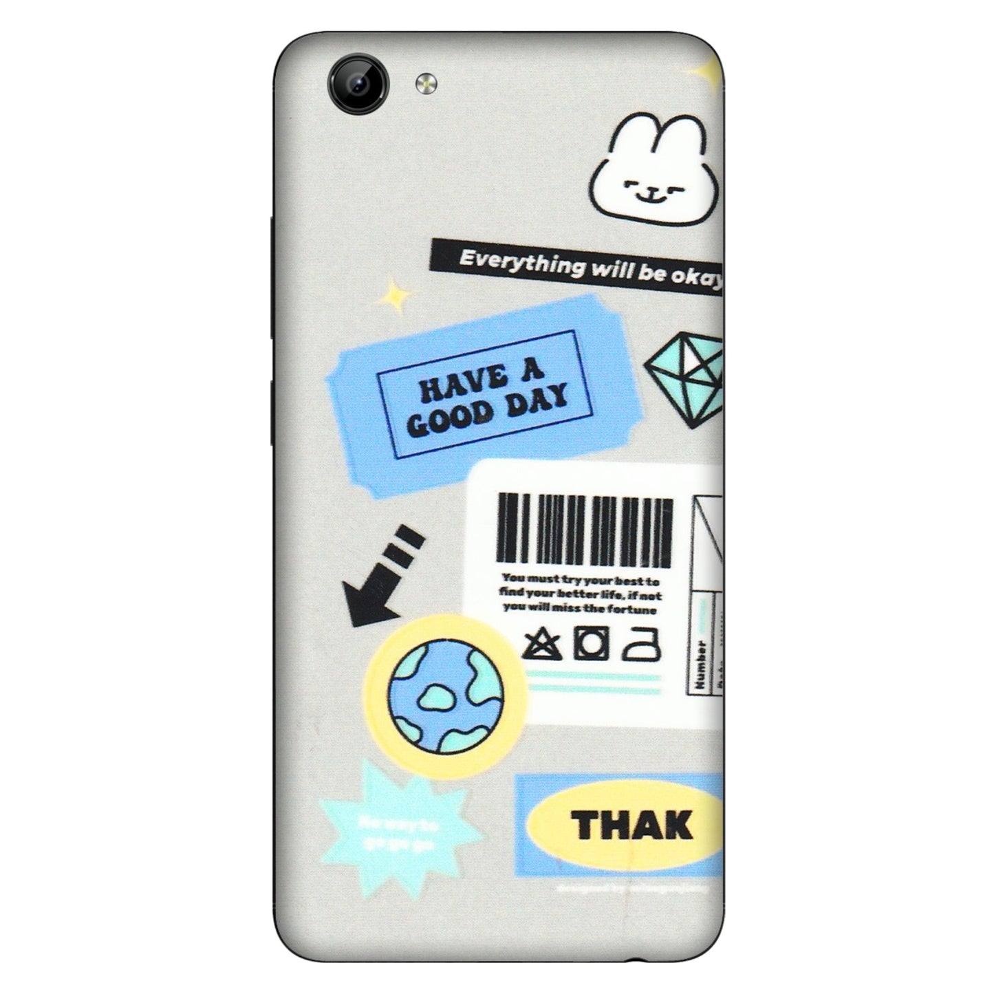 VIVO Y Series Phone Skins (All Models) - Will Be Okay Design - 3D Embossed Finish (L-316) Vivo Y71