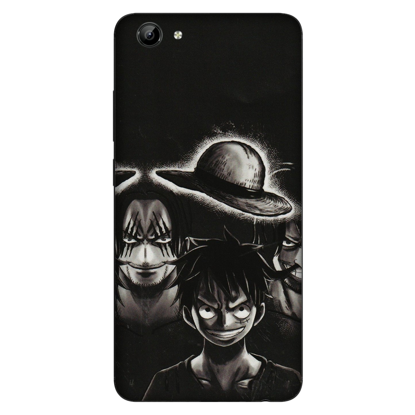 VIVO Y Series Phone Skins (All Models) - Black Luffy Hat - 3D Embossed Finish (L-57) Vivo Y71