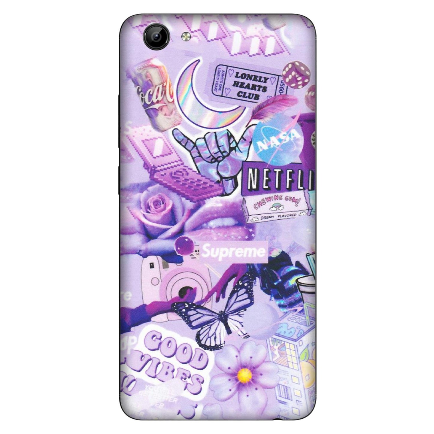 VIVO Y Series Phone Skins (All Models) - Supreme Purple Magic - Matte Finish (M-88) Vivo Y71