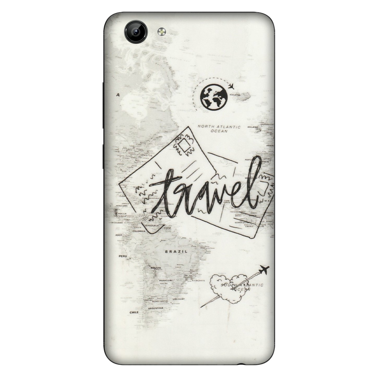 VIVO Y Series Phone Skins (All Models) - Travel Ticket - Transparent Finish (T-06) Vivo Y71