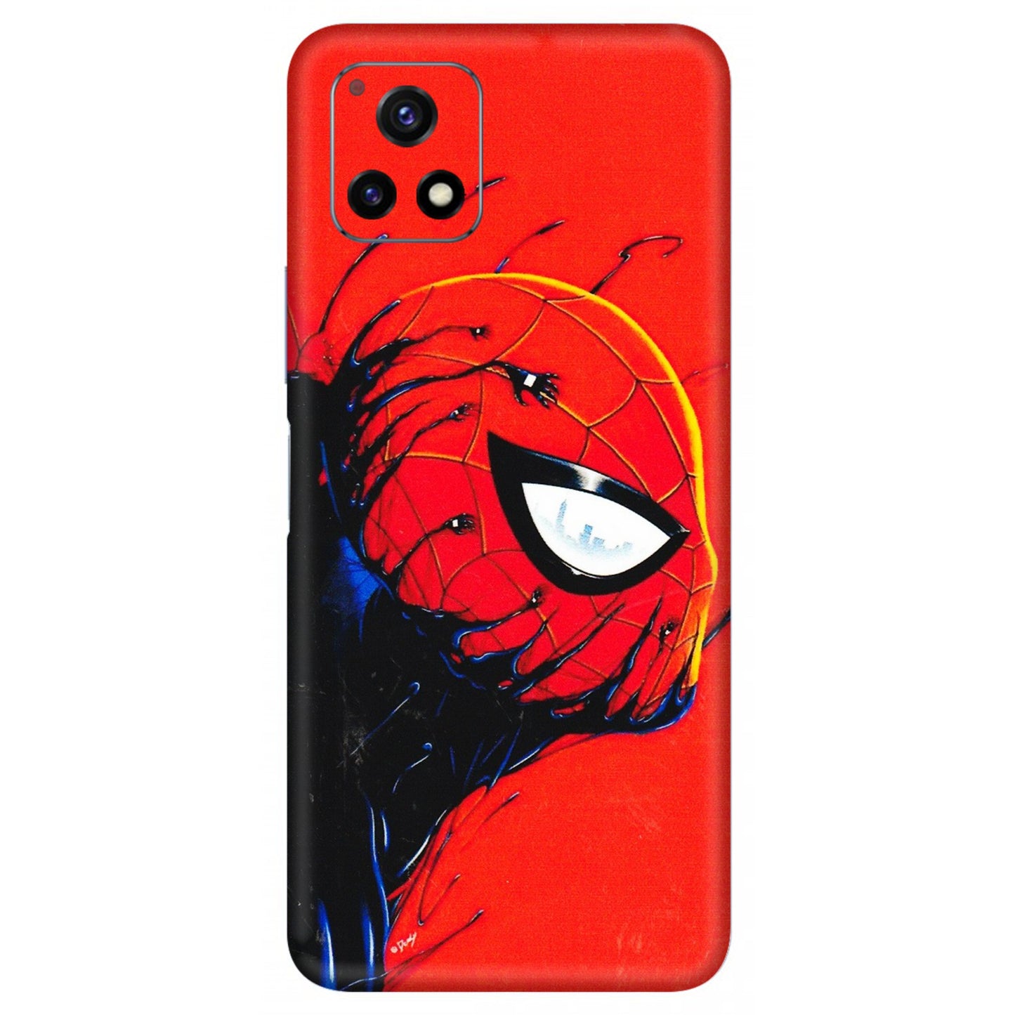 VIVO Y Series Phone Skins (All Models) - Spiderman Face Venom - 3D Embossed Finish (L-165) Vivo Y72 (5G)