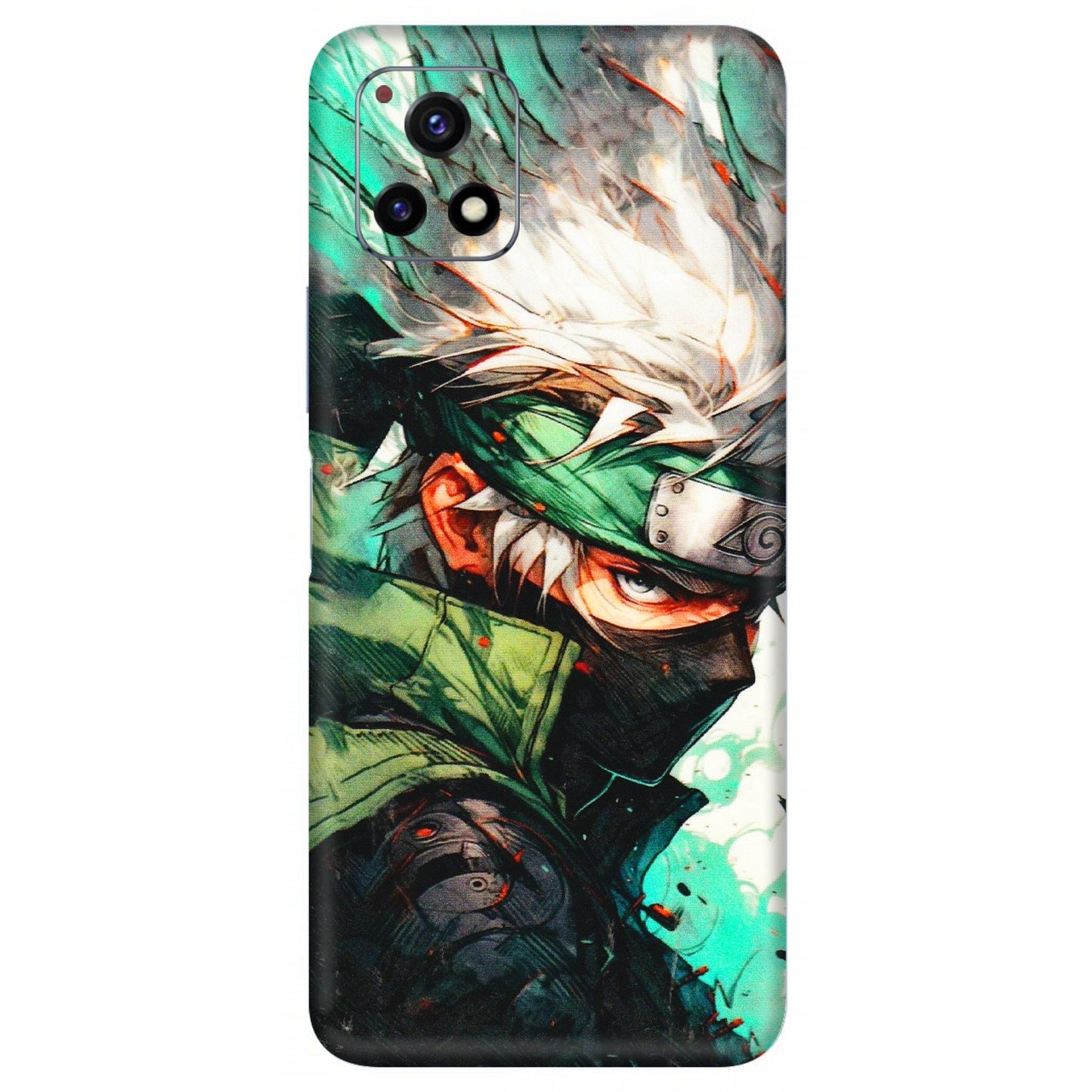 VIVO Y Series Phone Skins (All Models) - Kakashi Side Profile - 3D Embossed Finish (L-249) Vivo Y72 (5G)