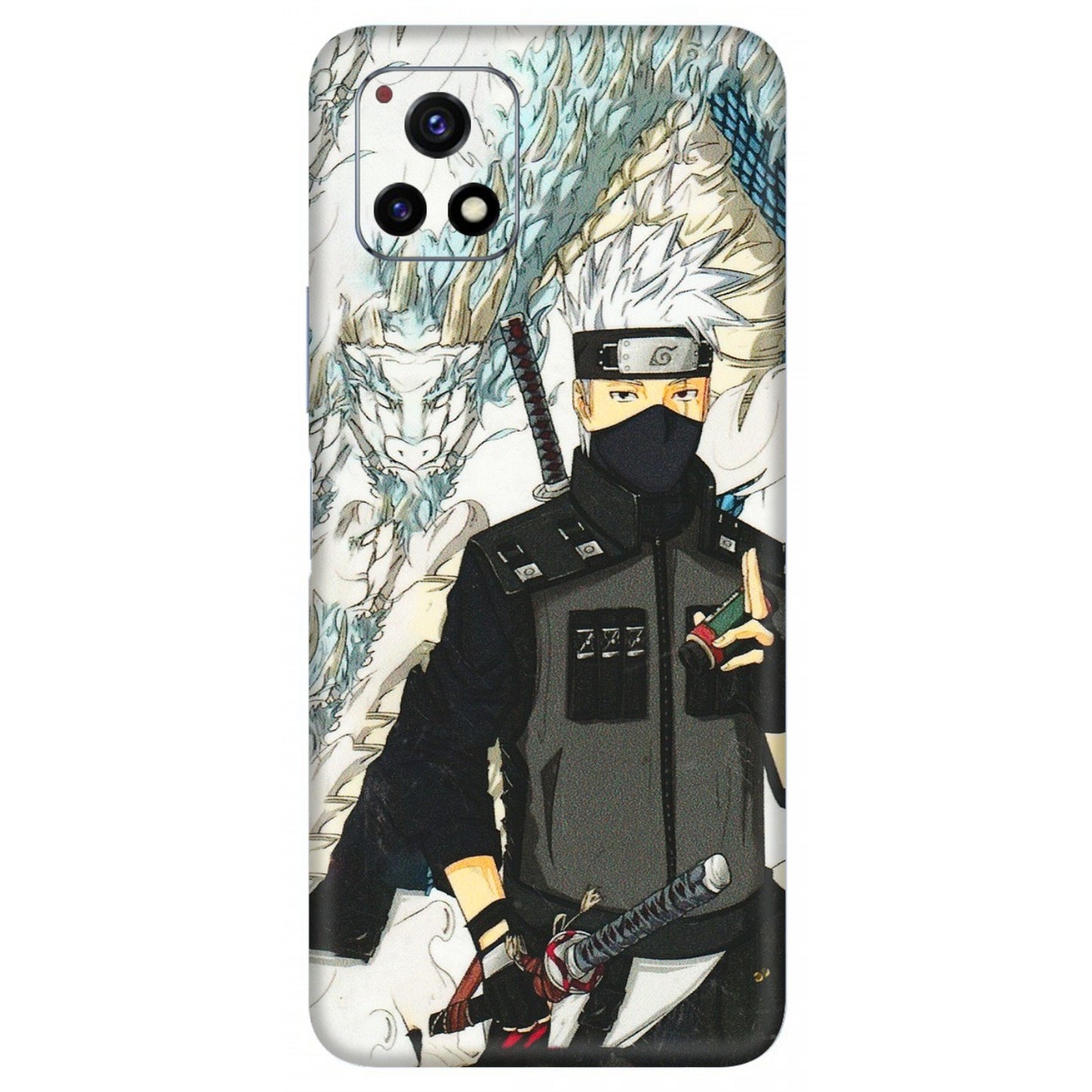 VIVO Y Series Phone Skins (All Models) - Kakashi Hatake Naruto Anime - 3D Embossed Finish (L-46) Vivo Y72 (5G)