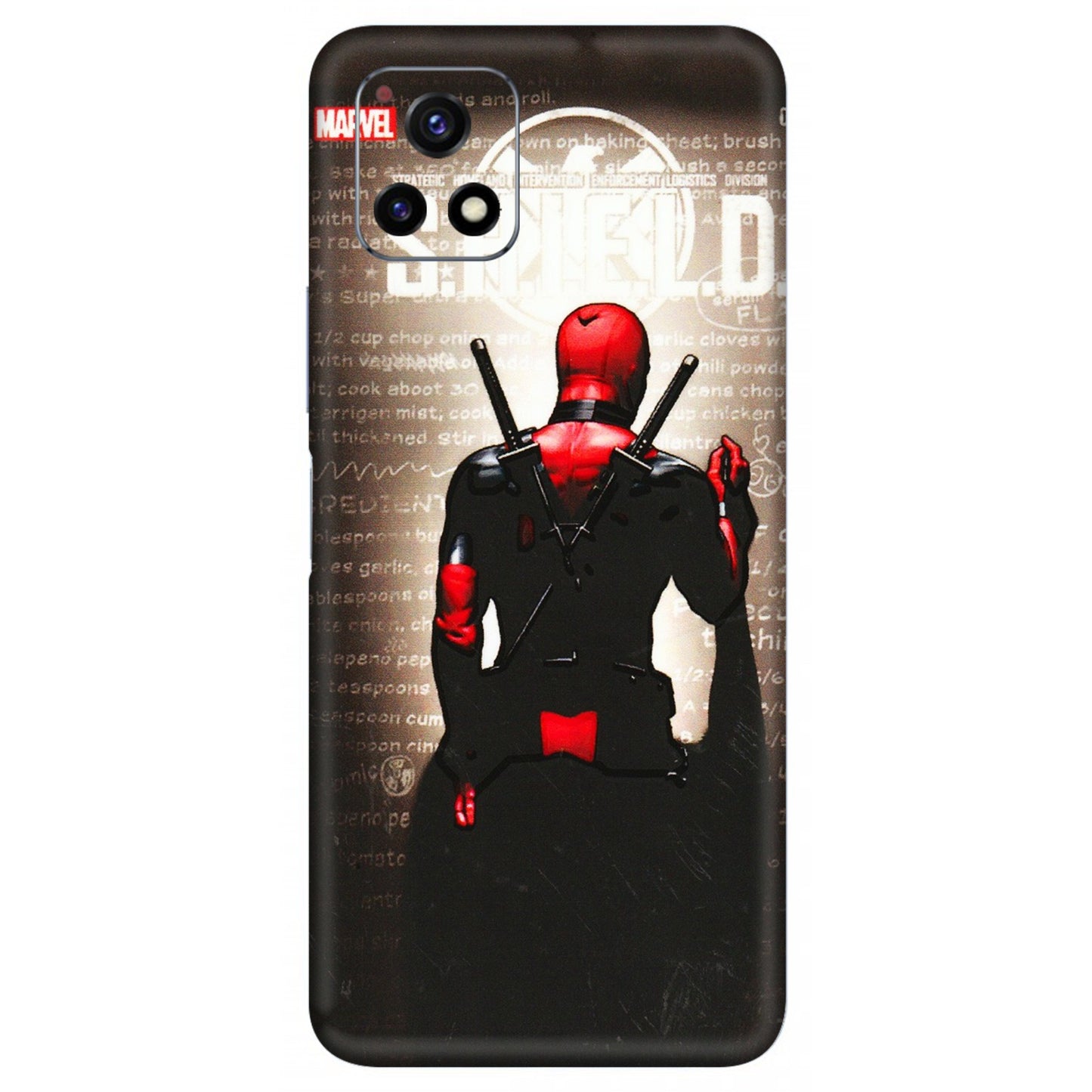 VIVO Y Series Phone Skins (All Models) - Deadpool - 3D Embossed Finish (L-56) Vivo Y72 (5G)