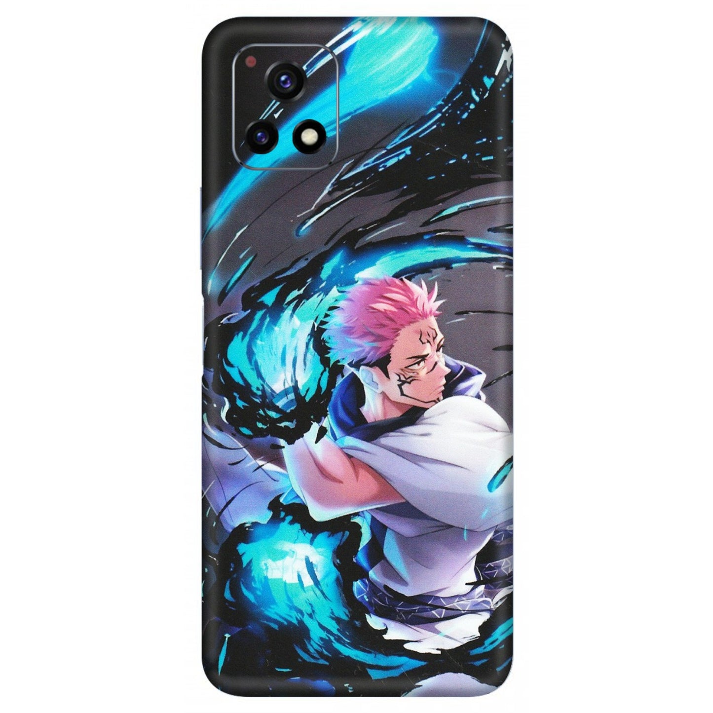 VIVO Y Series Phone Skins (All Models) - New Jujutsu Kaisen Grey Blue Anime - Matte Finish (M-127) Vivo Y72 (5G)
