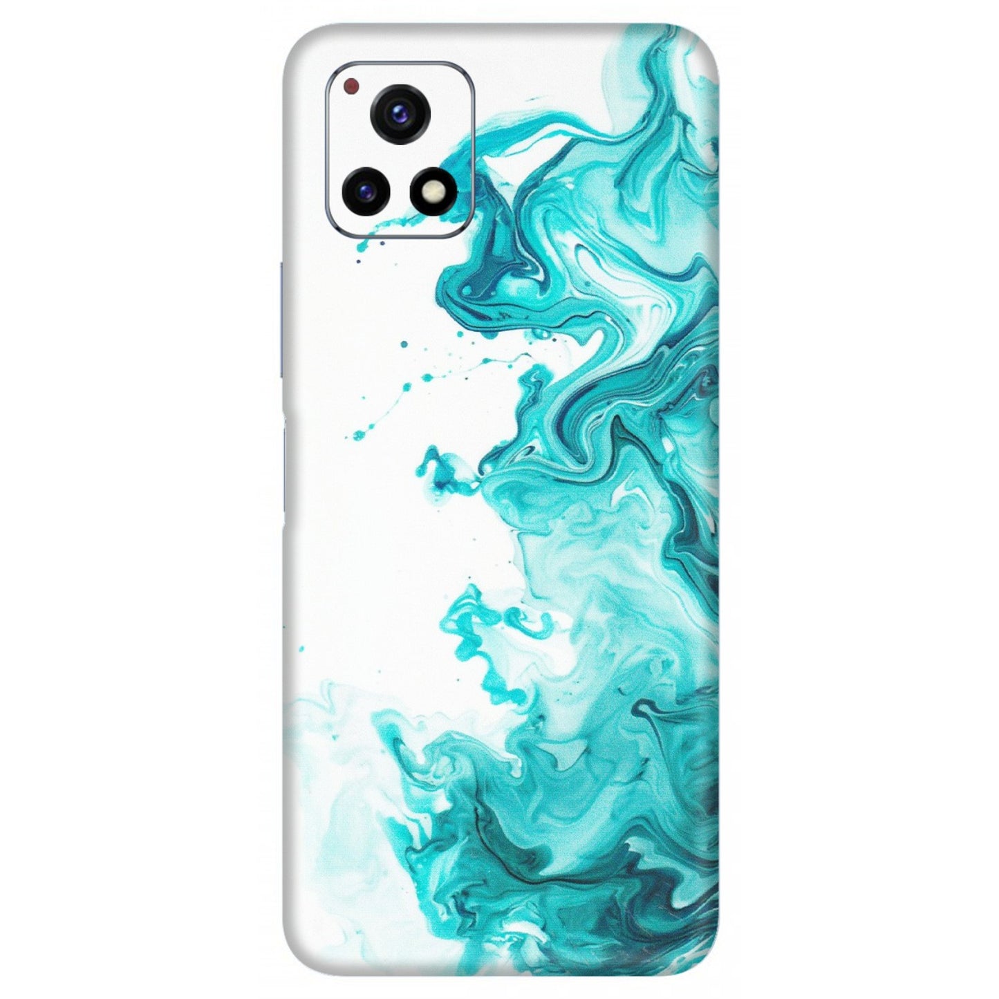VIVO Y Series Phone Skins (All Models) - Sky Blue Abstract Colour - Matte Finish (M-146) Vivo Y72 (5G)