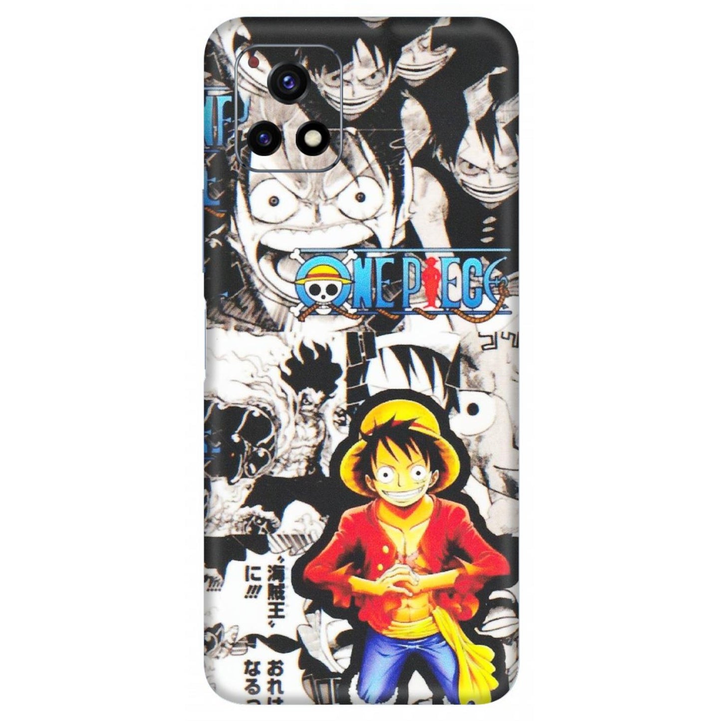 VIVO Y Series Phone Skins (All Models) - One Piece B&W - Matte Finish (M-63) Vivo Y72 (5G)
