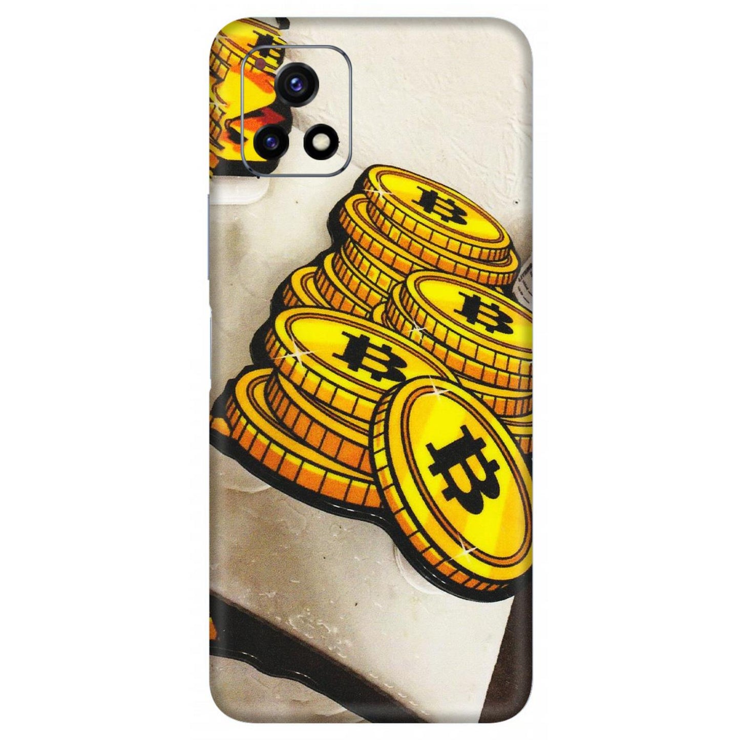 VIVO Y Series Phone Skins (All Models) - Billionaire Bitcoin Collection - Matte Finish (M-92) Vivo Y72 (5G)