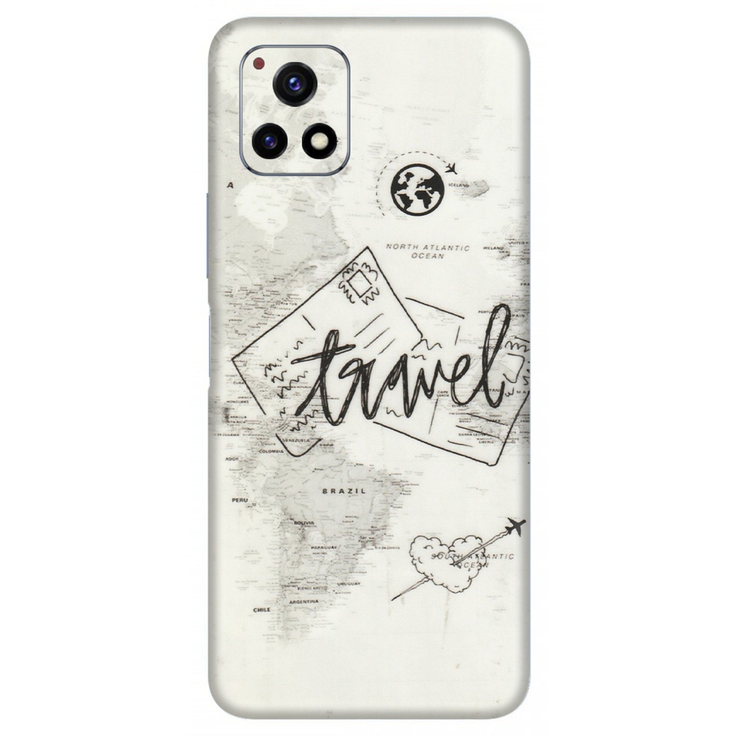 VIVO Y Series Phone Skins (All Models) - Travel Ticket - Transparent Finish (T-06) Vivo Y72 (5G)