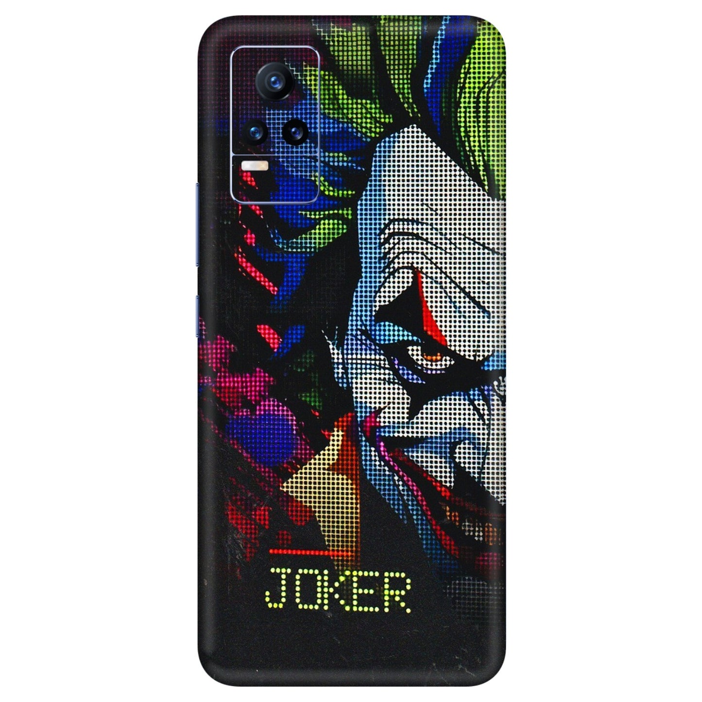 VIVO Y Series Phone Skins (All Models) - Joker Dot Matrix - 3D Embossed Finish (L-08) Vivo Y73