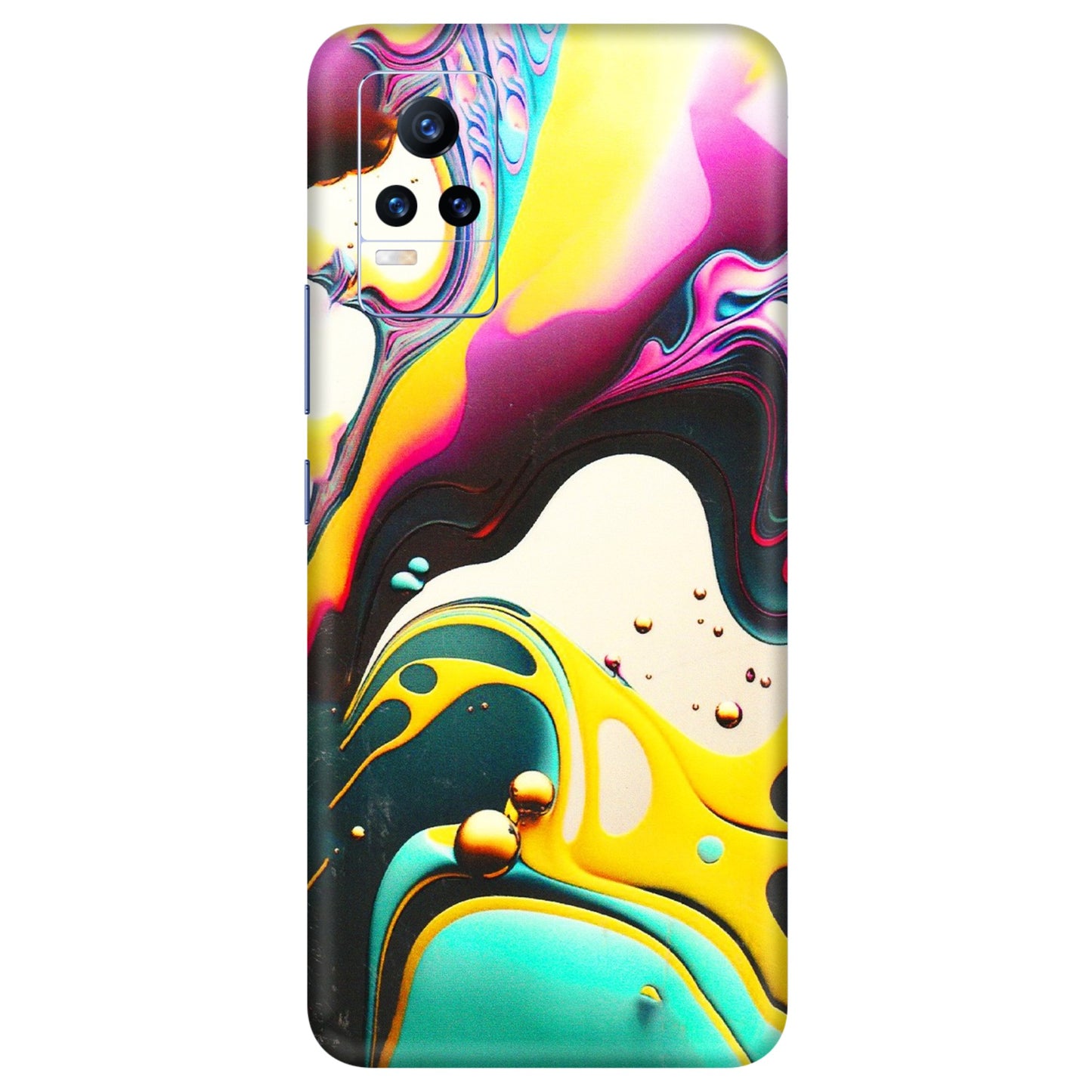 VIVO Y Series Phone Skins (All Models) - Multicolor Abstract pattern - 3D Embossed Finish (L-254) Vivo Y73