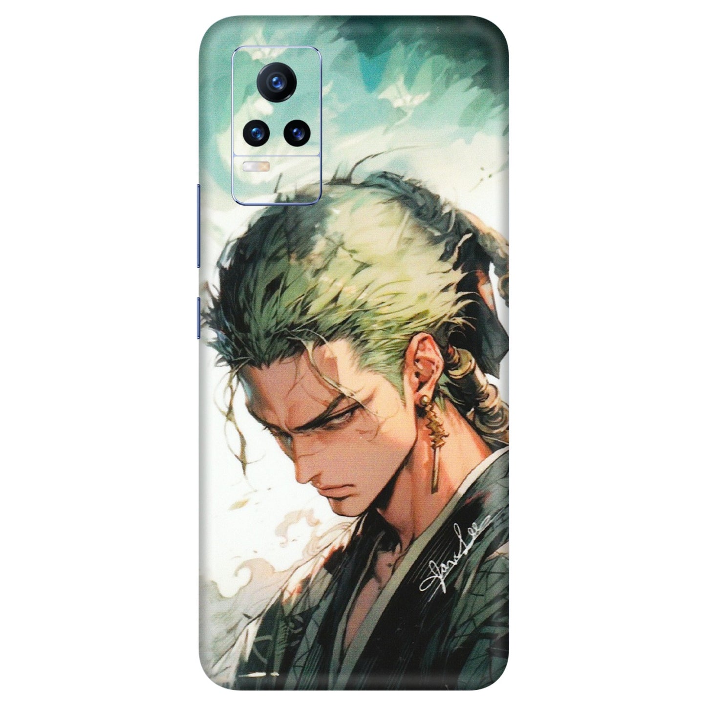 VIVO Y Series Phone Skins (All Models) - New Roronoa Zoro One Picece Anime - Matte Finish (M-140) Vivo Y73