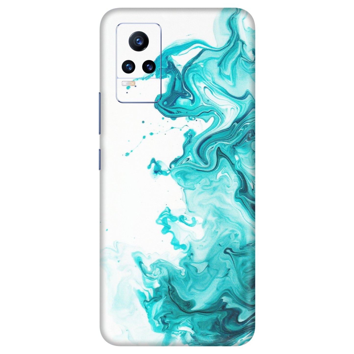 VIVO Y Series Phone Skins (All Models) - Sky Blue Abstract Colour - Matte Finish (M-146) Vivo Y73