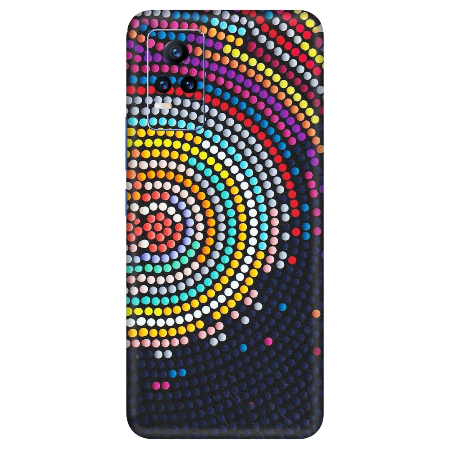 VIVO Y Series Phone Skins (All Models) - Rainbow Dot Mandala - Matte Finish (M-97) Vivo Y73