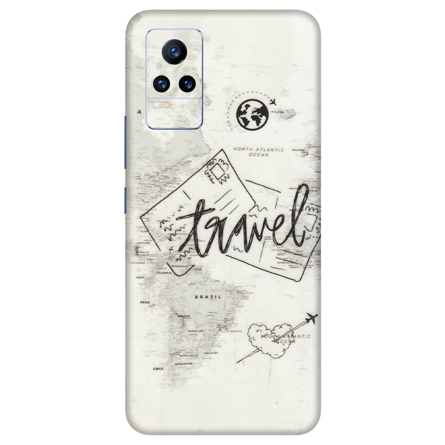 VIVO Y Series Phone Skins (All Models) - Travel Ticket - Transparent Finish (T-06) Vivo Y73
