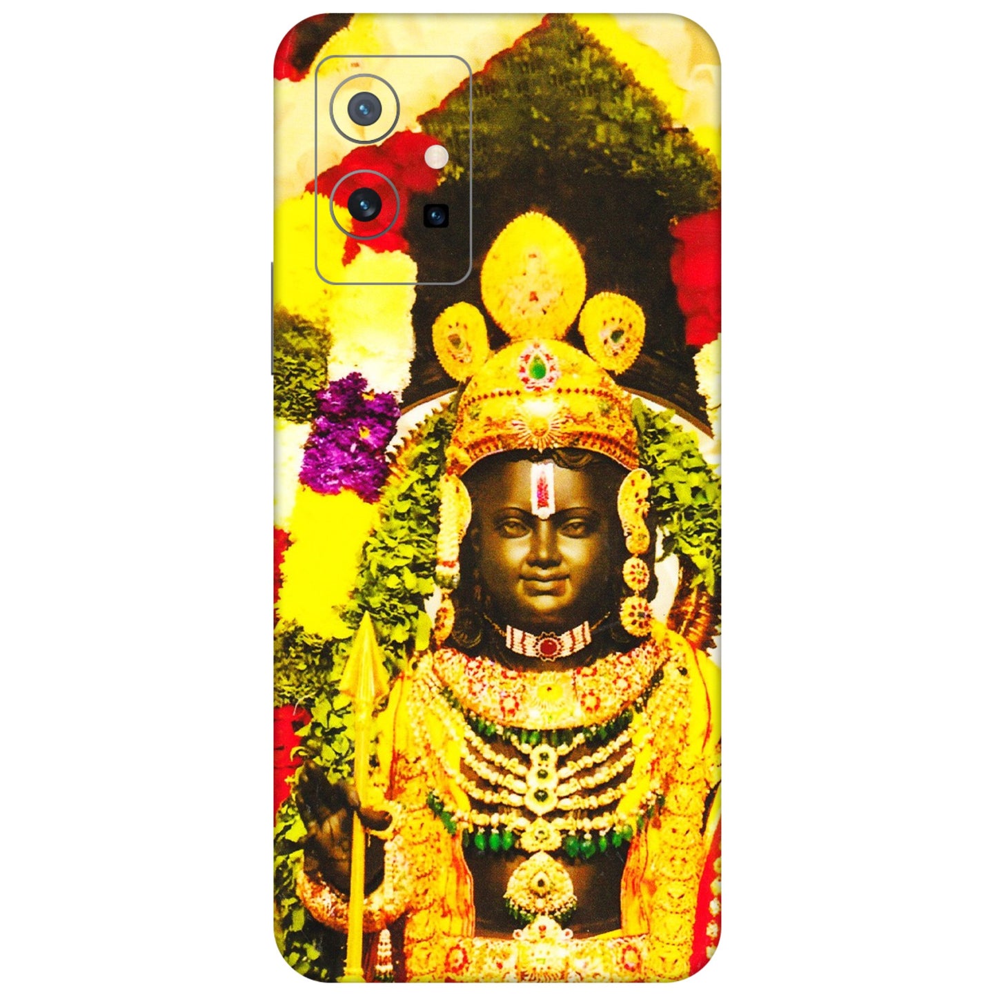 VIVO Y Series Phone Skins (All Models) - Ram Lalla Ayodhya - 3D Embossed Finish (L-103) Vivo Y75 (5G)