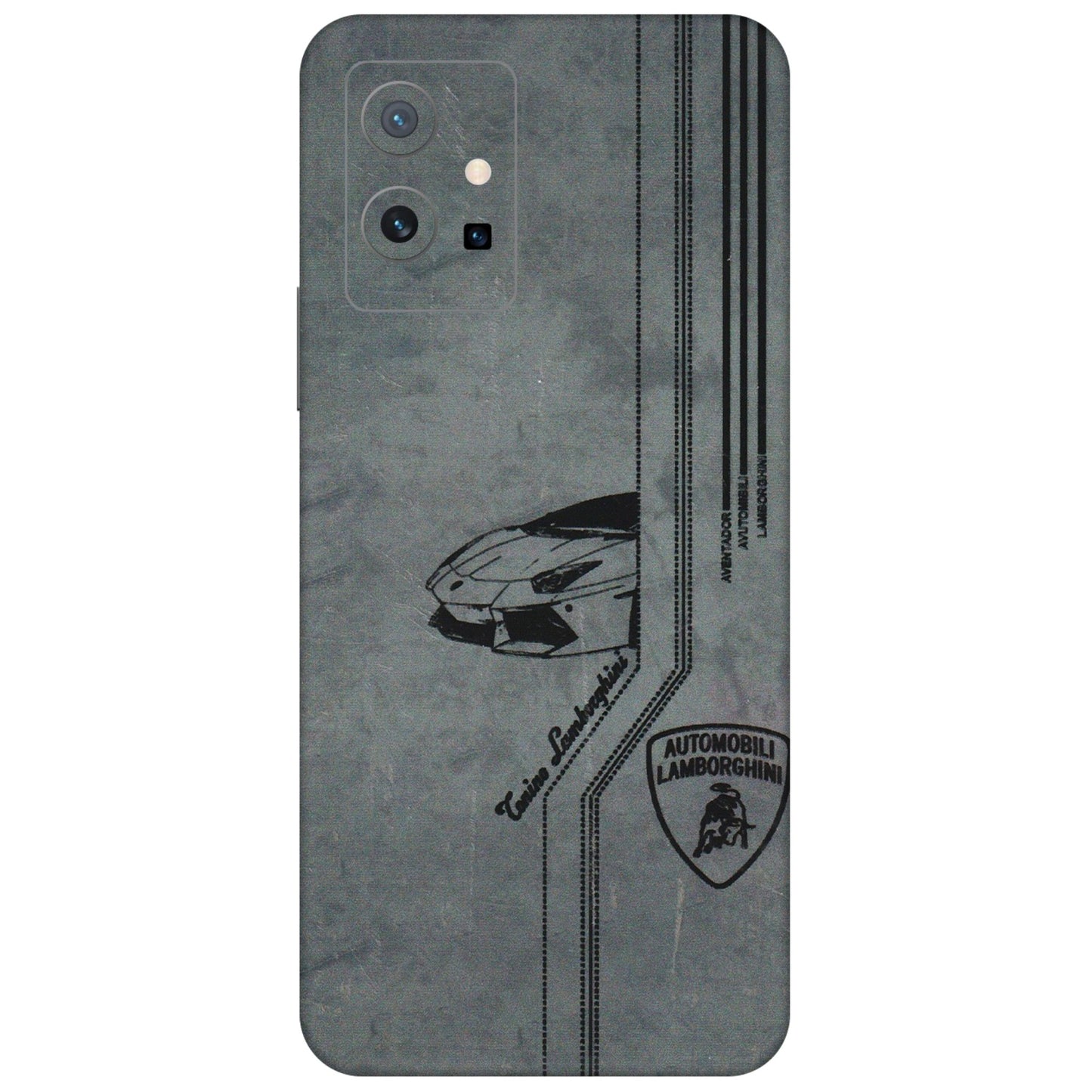 VIVO Y Series Phone Skins (All Models) - New Lamborgini Aventador - 3D Embossed Finish (L-321) Vivo Y75 (5G)