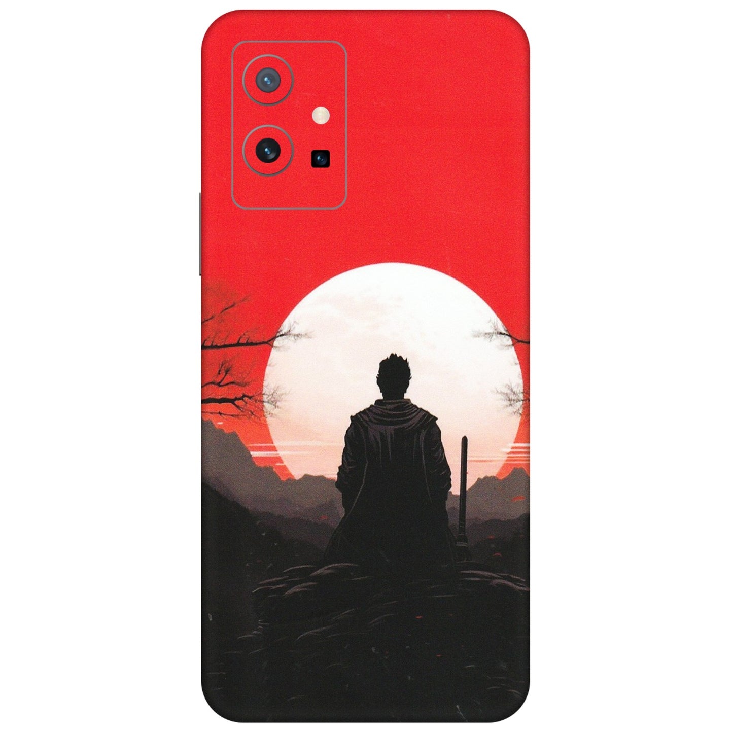 VIVO Y Series Phone Skins (All Models) - Samurai Anime - Matte Finish (M-141) Vivo Y75 (5G)
