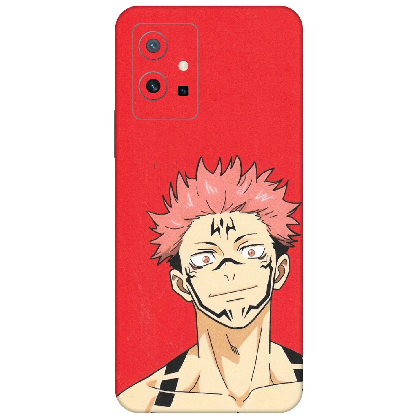 VIVO Y Series Phone Skins (All Models) - Ryomen Sukuna Fun Anime - Matte Finish (M-153) Vivo Y75 (5G)