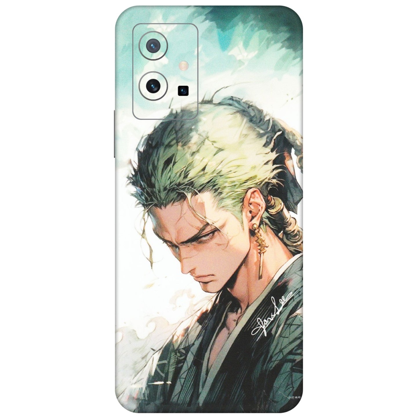 VIVO Y Series Phone Skins (All Models) - Pirate Hunter One Piece Anime - Matte Finish (M-157) Vivo Y75 (5G)