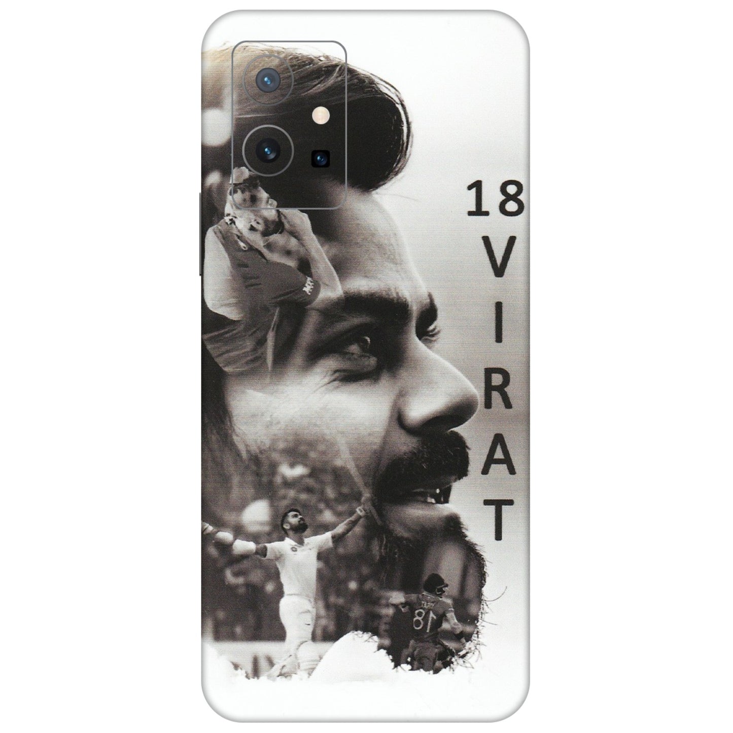VIVO Y Series Phone Skins (All Models) - Virat Kohli Cricketer - Matte Finish (M-163) Vivo Y75 (5G)