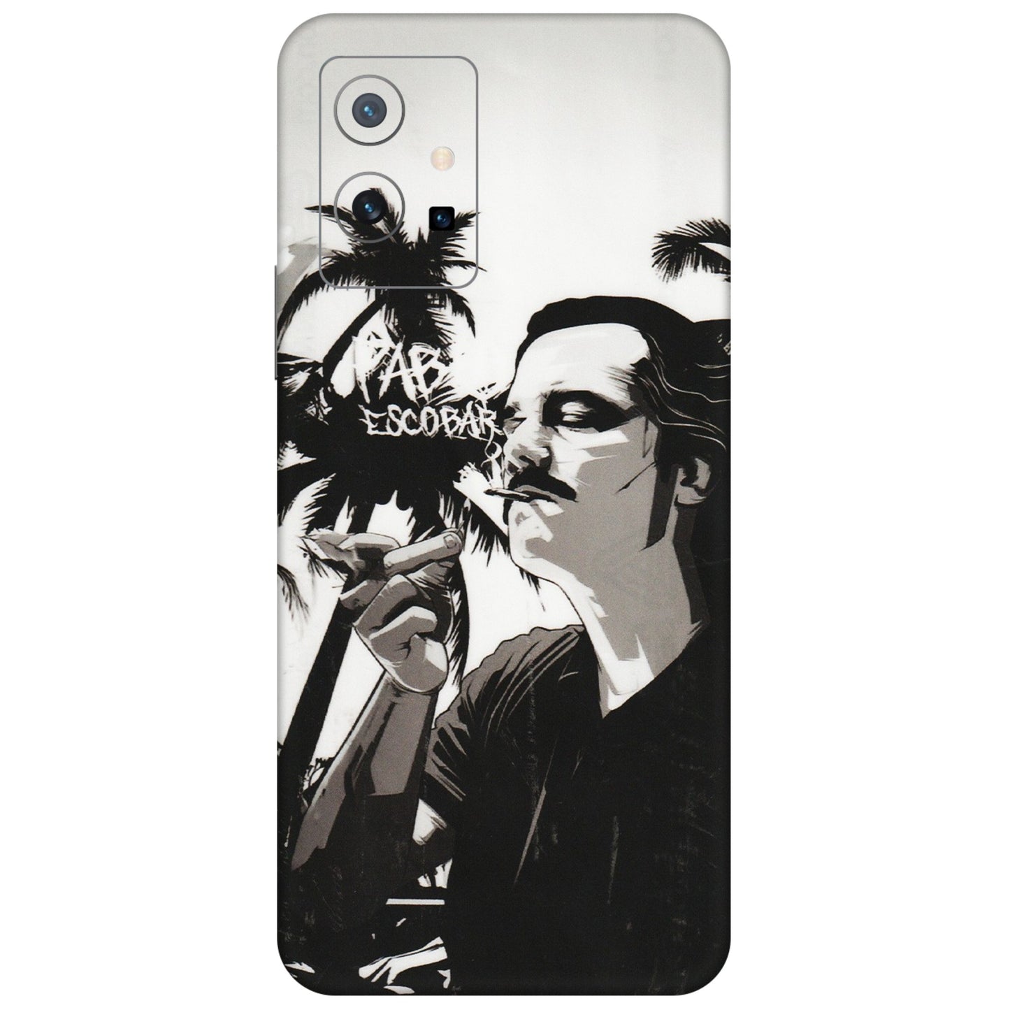 VIVO Y Series Phone Skins (All Models) - Pab Escobar - Transparent Finish (T-05) Vivo Y75 (5G)
