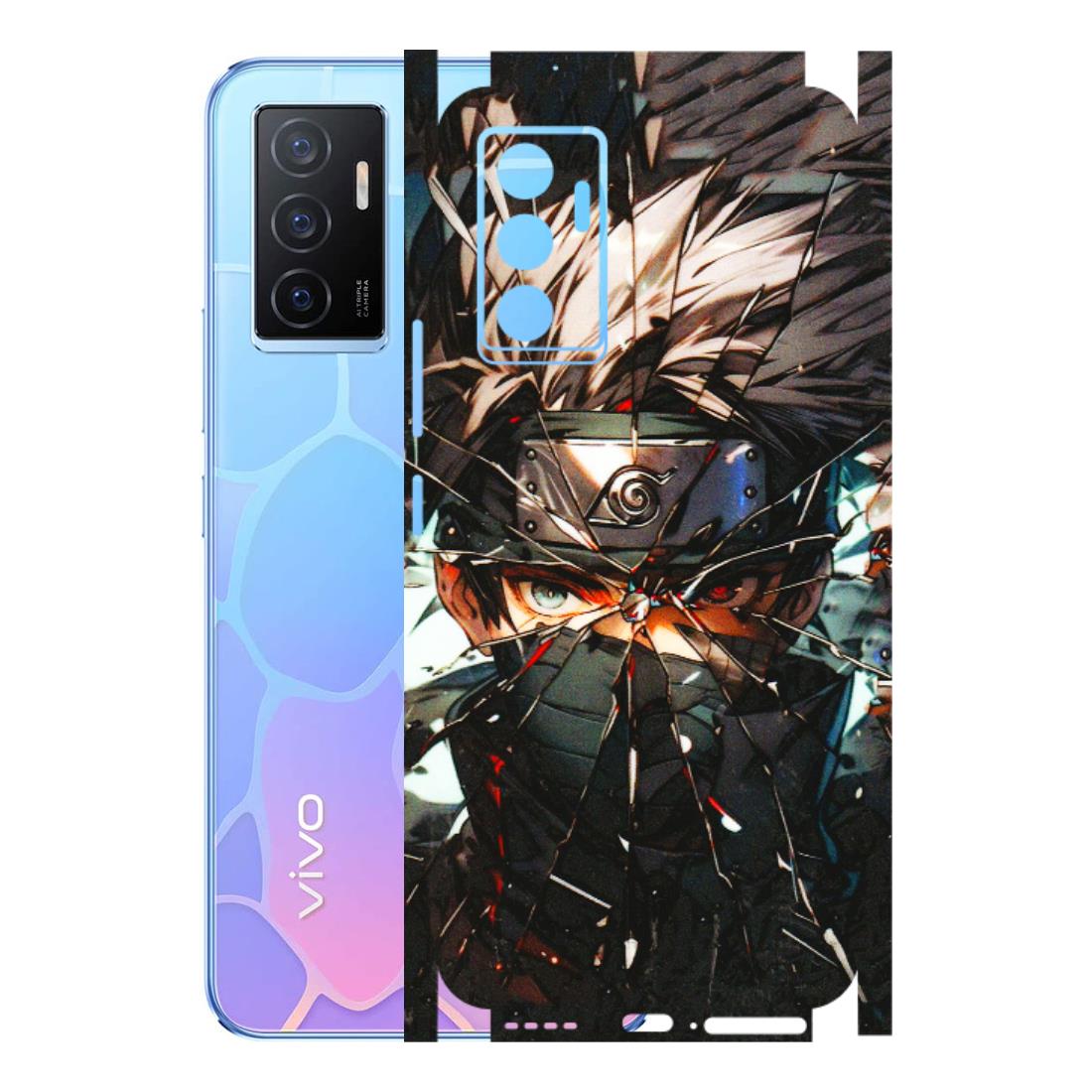 VIVO Y Series Phone Skins (All Models) - Kakashi Shattered Glass Effect - 3D Embossed Finish (L-237) Vivo Y75