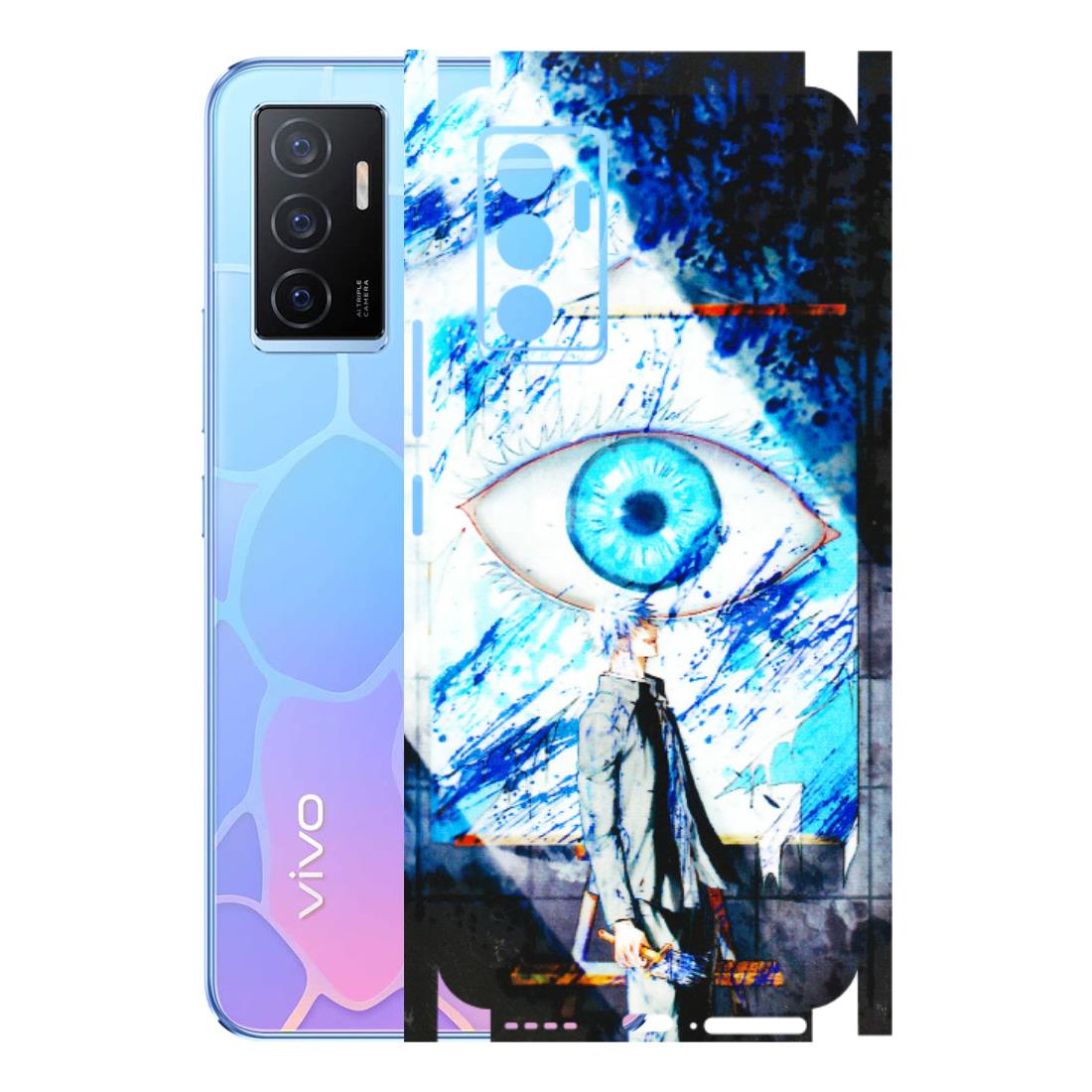 VIVO Y Series Phone Skins (All Models) - Gojo Satoru evil eye - 3D Embossed Finish (L-239) Vivo Y75