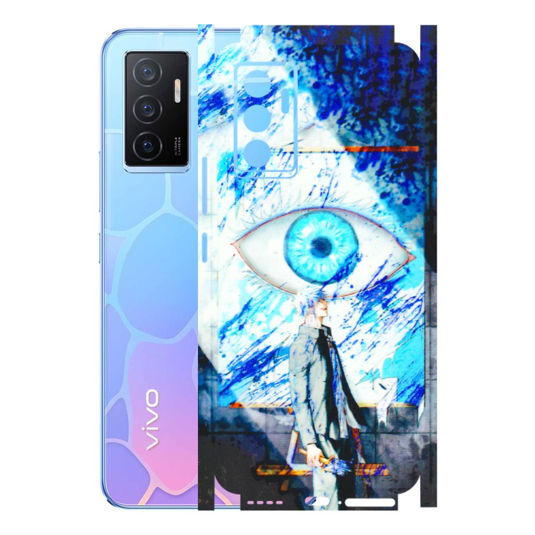 VIVO Y Series Phone Skins (All Models) - Anime Sea Blue Eye - 3D Embossed Finish (L-318) Vivo Y75