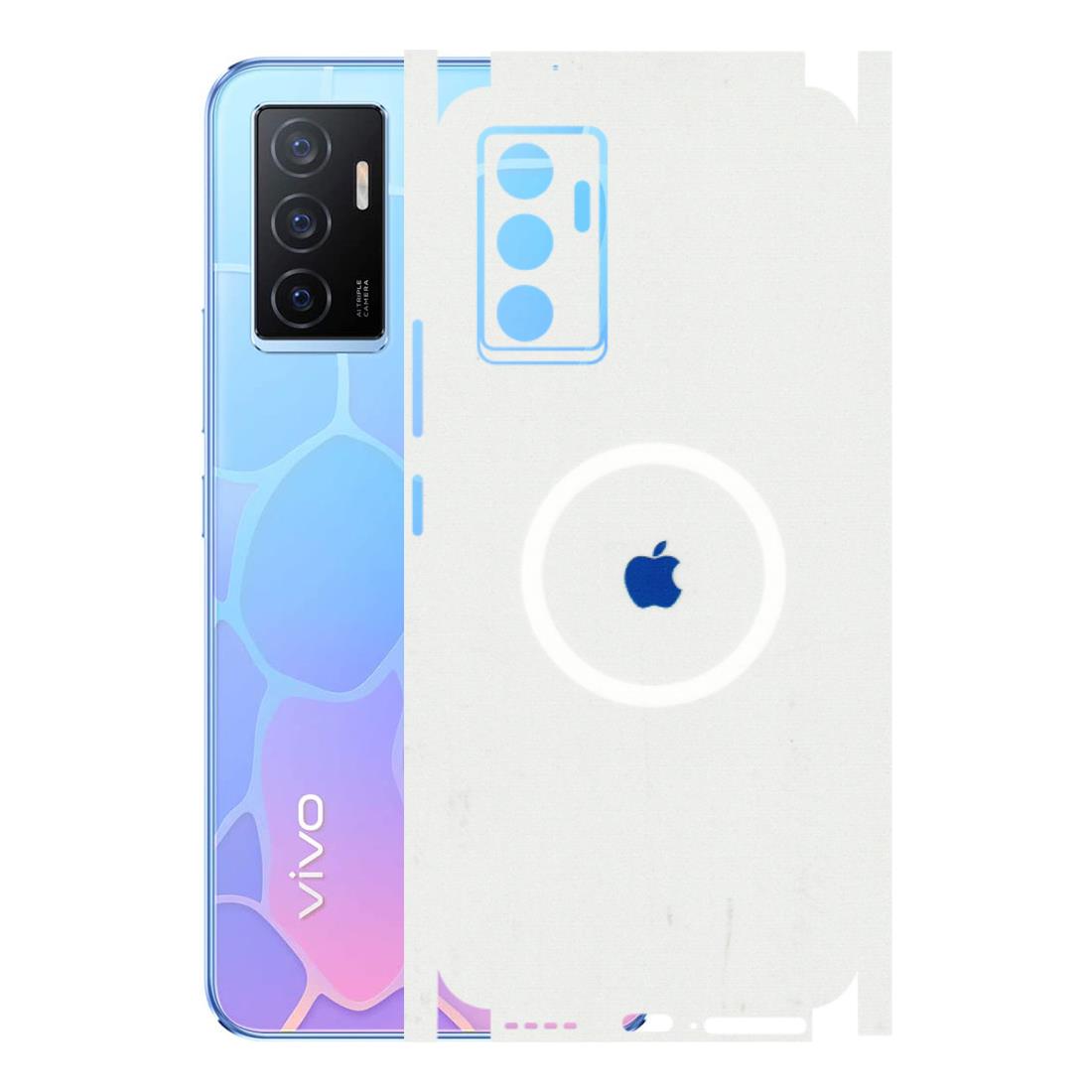 VIVO Y Series Phone Skins (All Models) - iPhone Magsafe Logo - 3D Embossed Finish (L-320) Vivo Y75