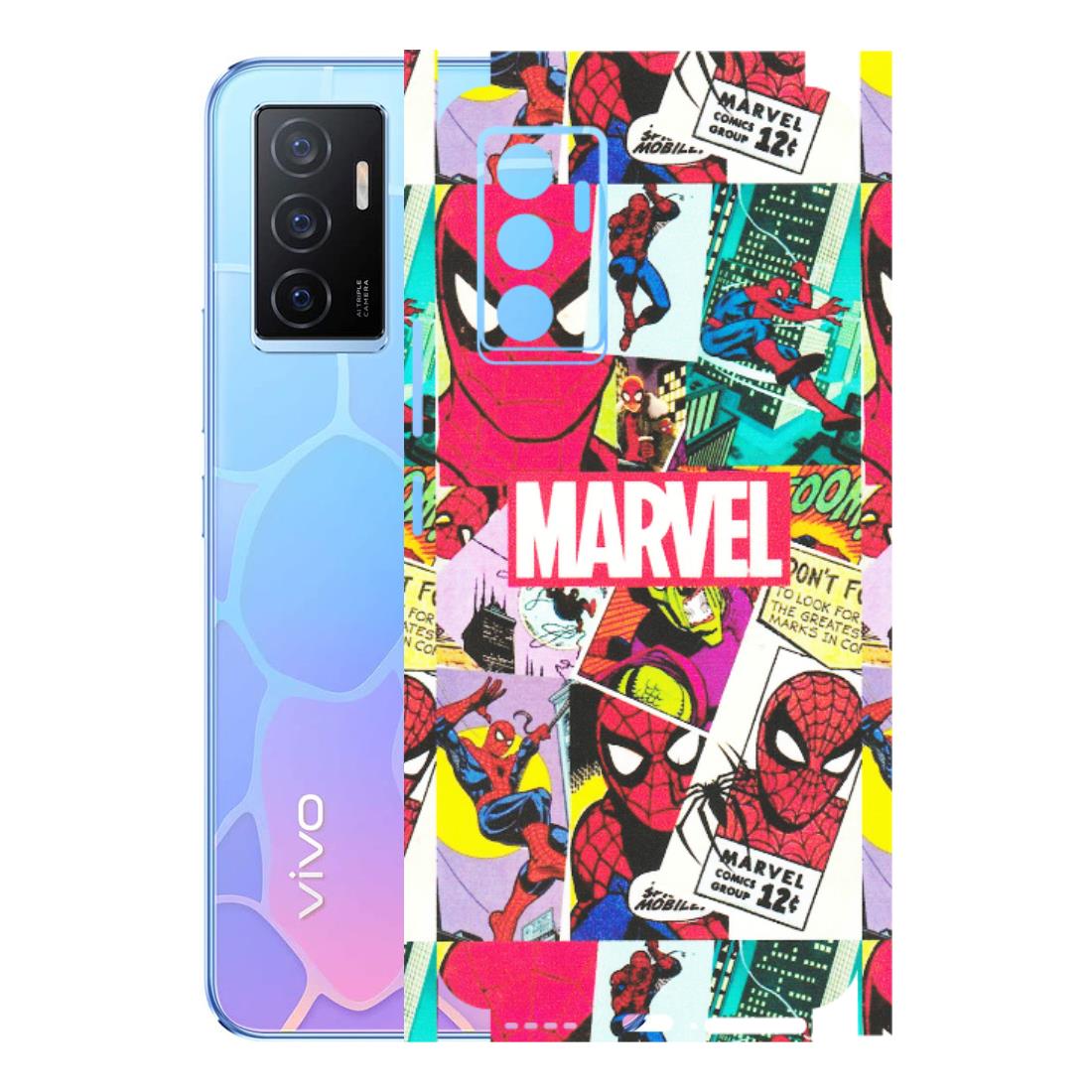 VIVO Y Series Phone Skins (All Models) - Marvel Comic Spiderman Grafitti - Matte Finish (M-72) Vivo Y75