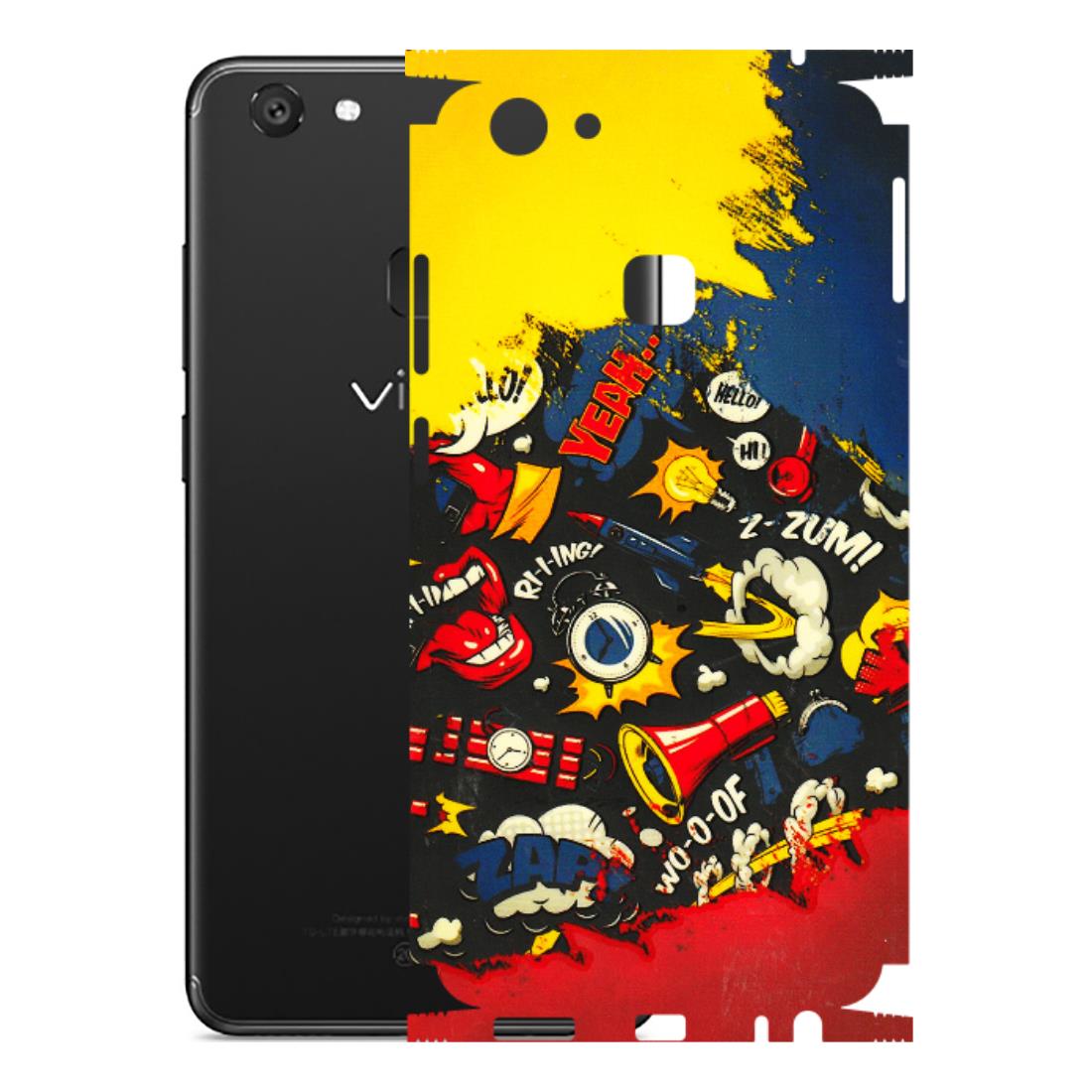 VIVO Y Series Phone Skins (All Models) - Pacific Doodle Art - 3D Embossed Finish (L-120) Vivo Y79