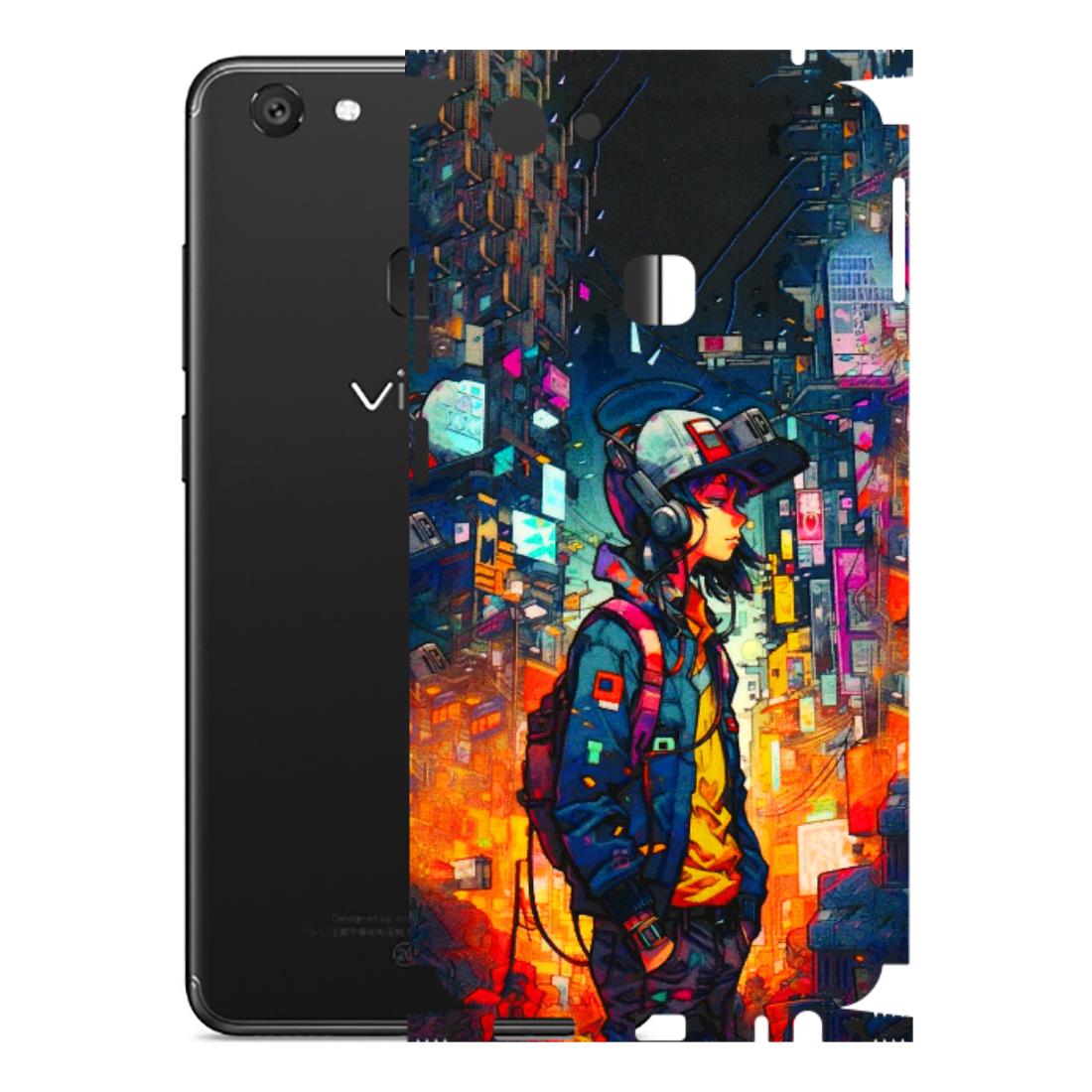 VIVO Y Series Phone Skins (All Models) - Street Anime Guy - 3D Embossed Finish (L-158) Vivo Y79