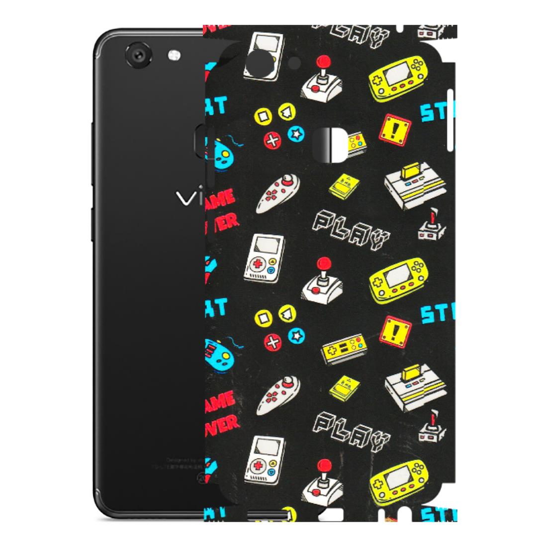 VIVO Y Series Phone Skins (All Models) - Gaming Doodles - 3D Embossed Finish (L-224) Vivo Y79