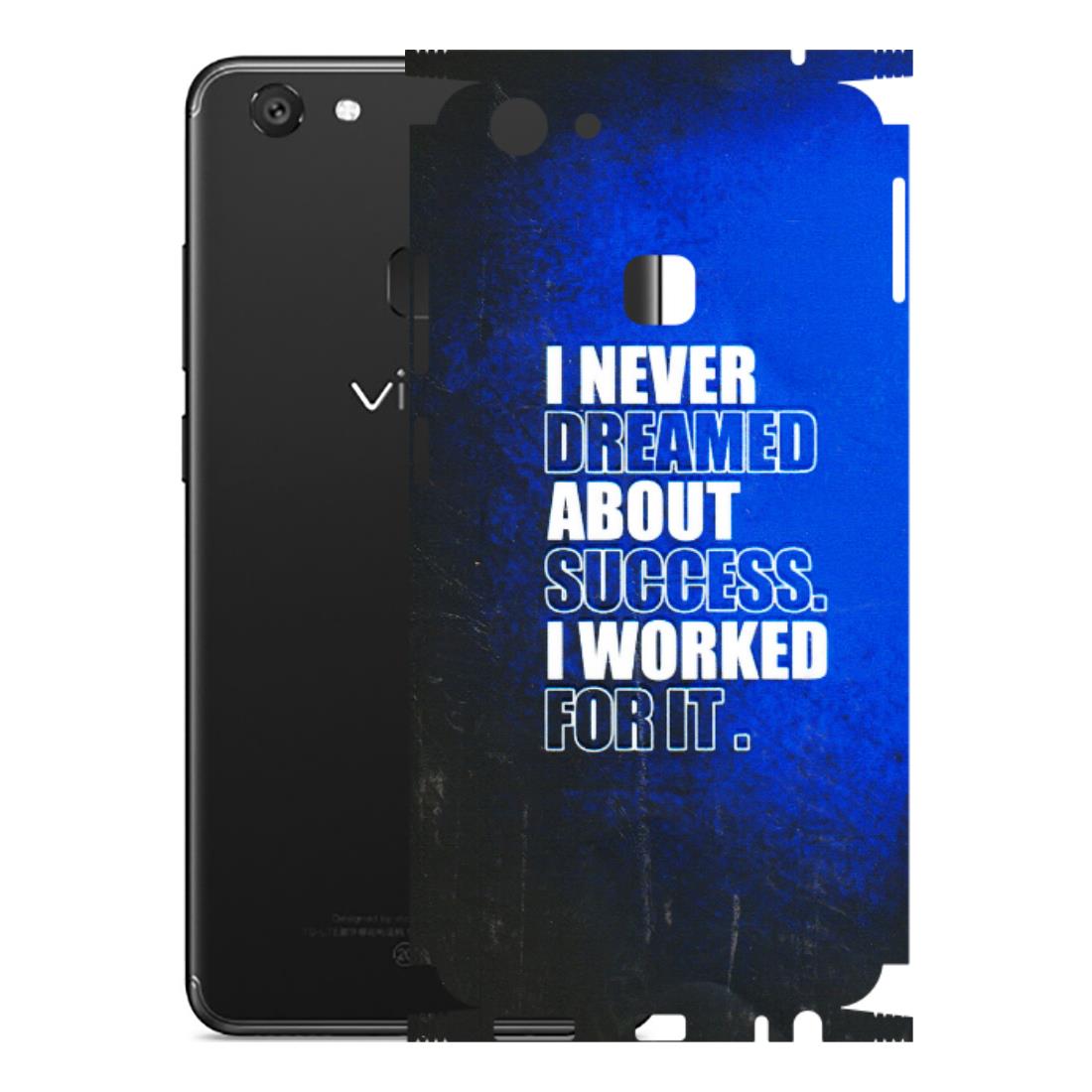 VIVO Y Series Phone Skins (All Models) - I Never Dreamed About Success - 3D Embossed Finish (L-283) Vivo Y79