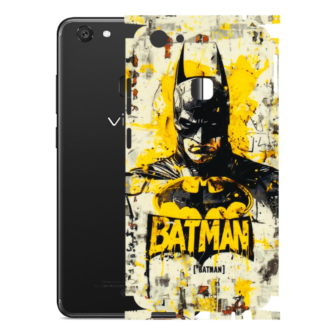 VIVO Y Series Phone Skins (All Models) - Batman Yellow BT - 3D Embossed Finish (L-304) Vivo Y79