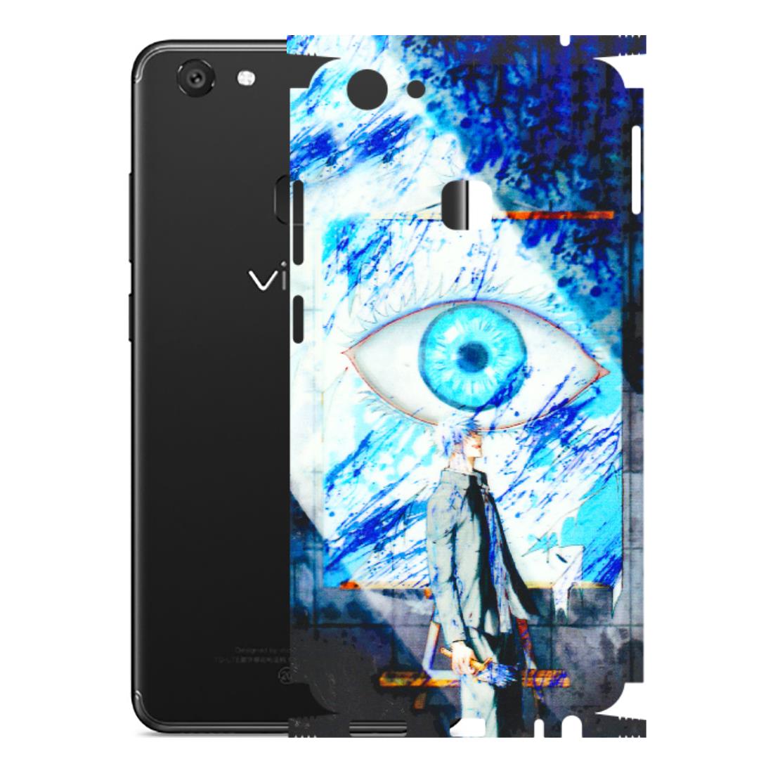 VIVO Y Series Phone Skins (All Models) - Anime Sea Blue Eye - 3D Embossed Finish (L-318) Vivo Y79