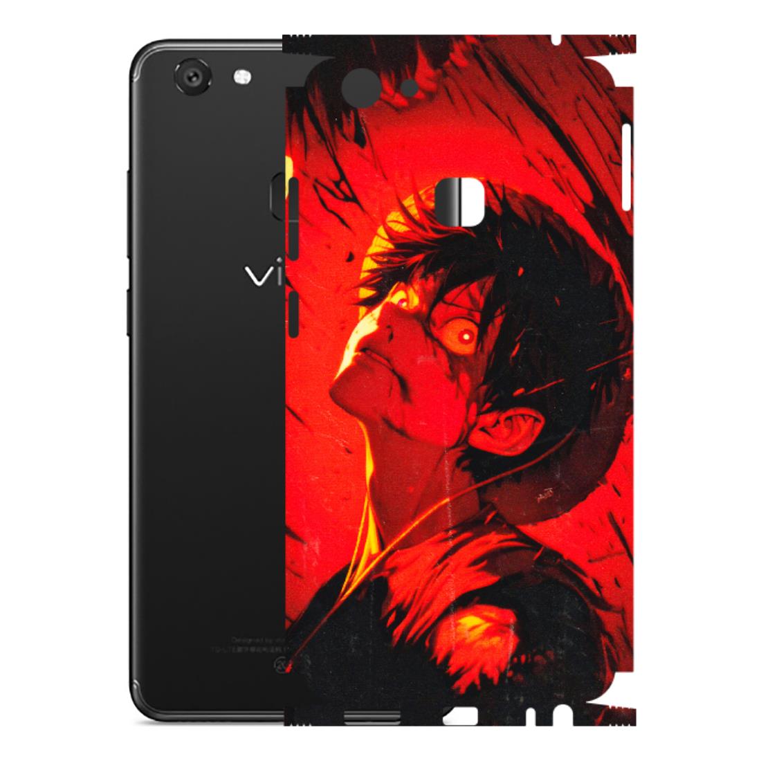 VIVO Y Series Phone Skins (All Models) - D.Luffy Power Up One Piece Anime - 3D Embossed Finish (L-326) Vivo Y79