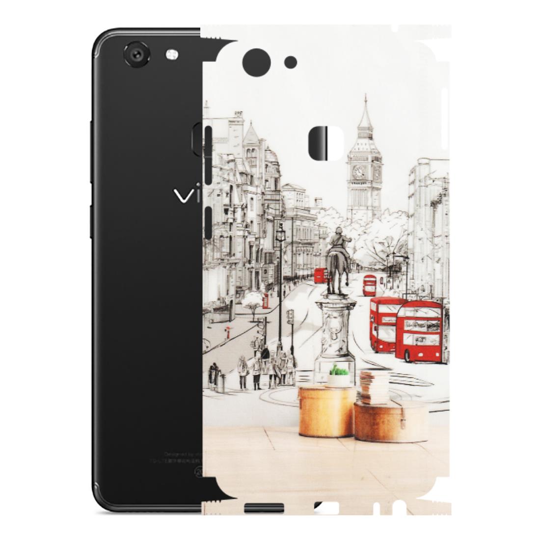 VIVO Y Series Phone Skins (All Models) - London Street - Transparent Finish (T-02) Vivo Y79