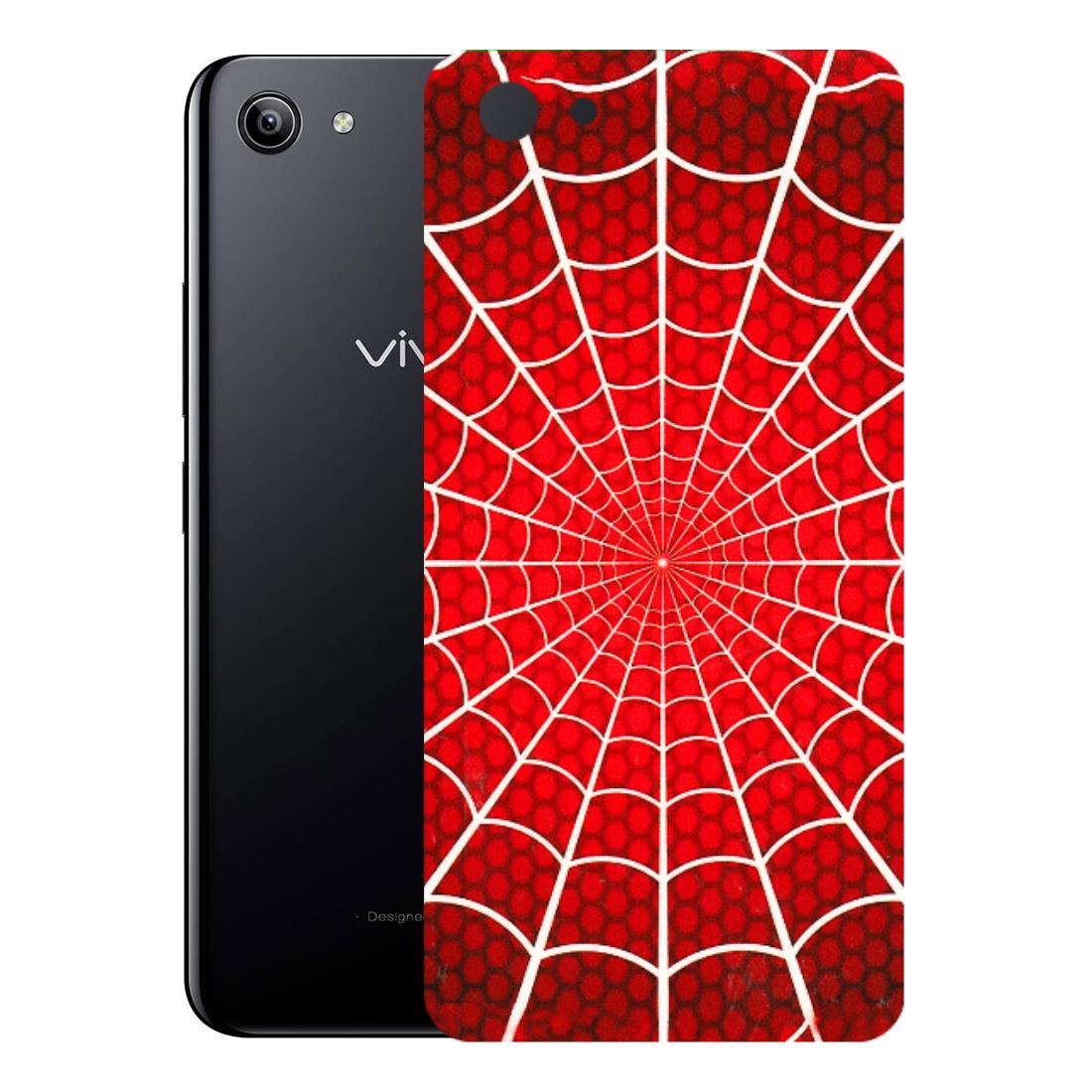 VIVO Y Series Phone Skins (All Models) - Classic Spidey Web - 3D Embossed Finish (L-115) Vivo Y81I