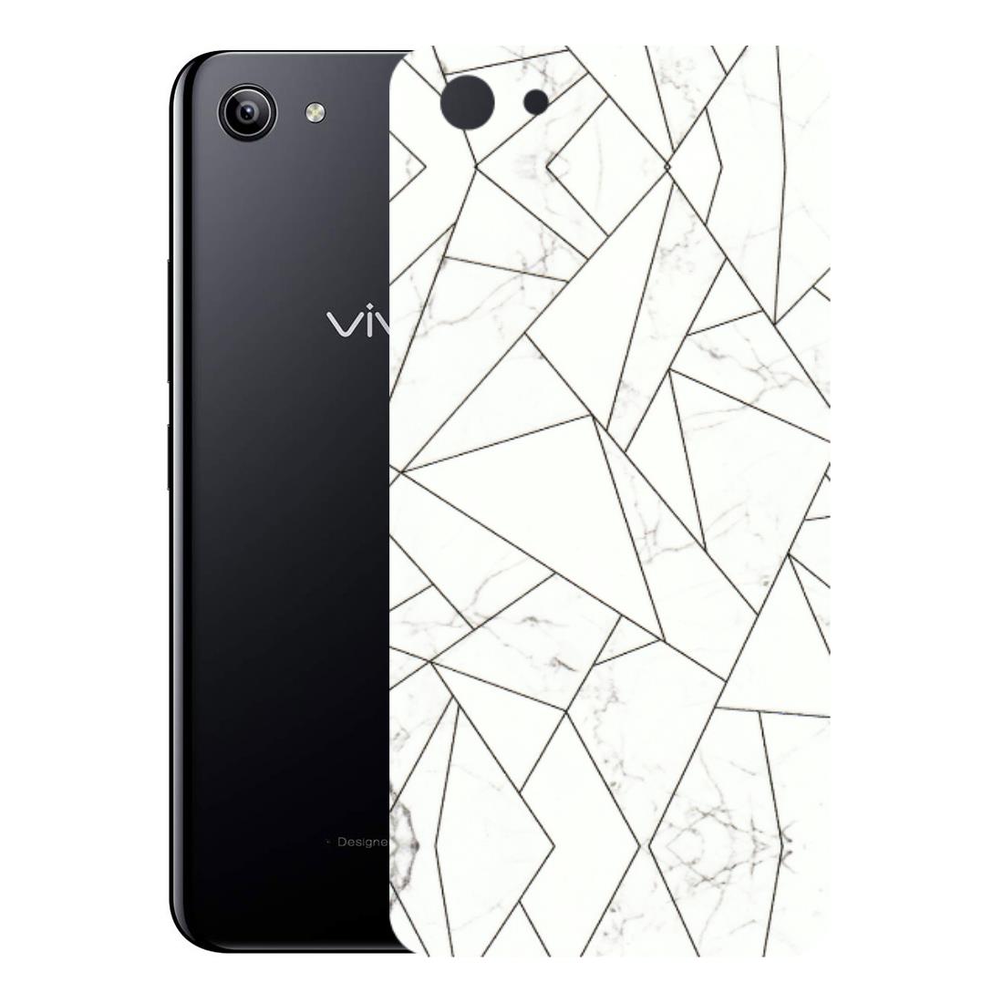 VIVO Y Series Phone Skins (All Models) - Luxury White Marble Effect - 3D Embossed Finish (L-168) Vivo Y81I